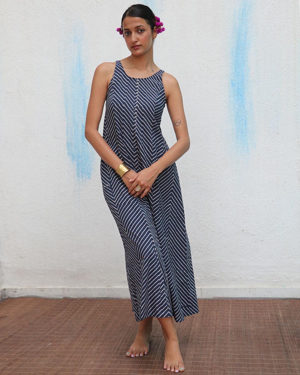 Aab-e-gul Blockprinted Cotton Dress - Flower Girl - Image 6