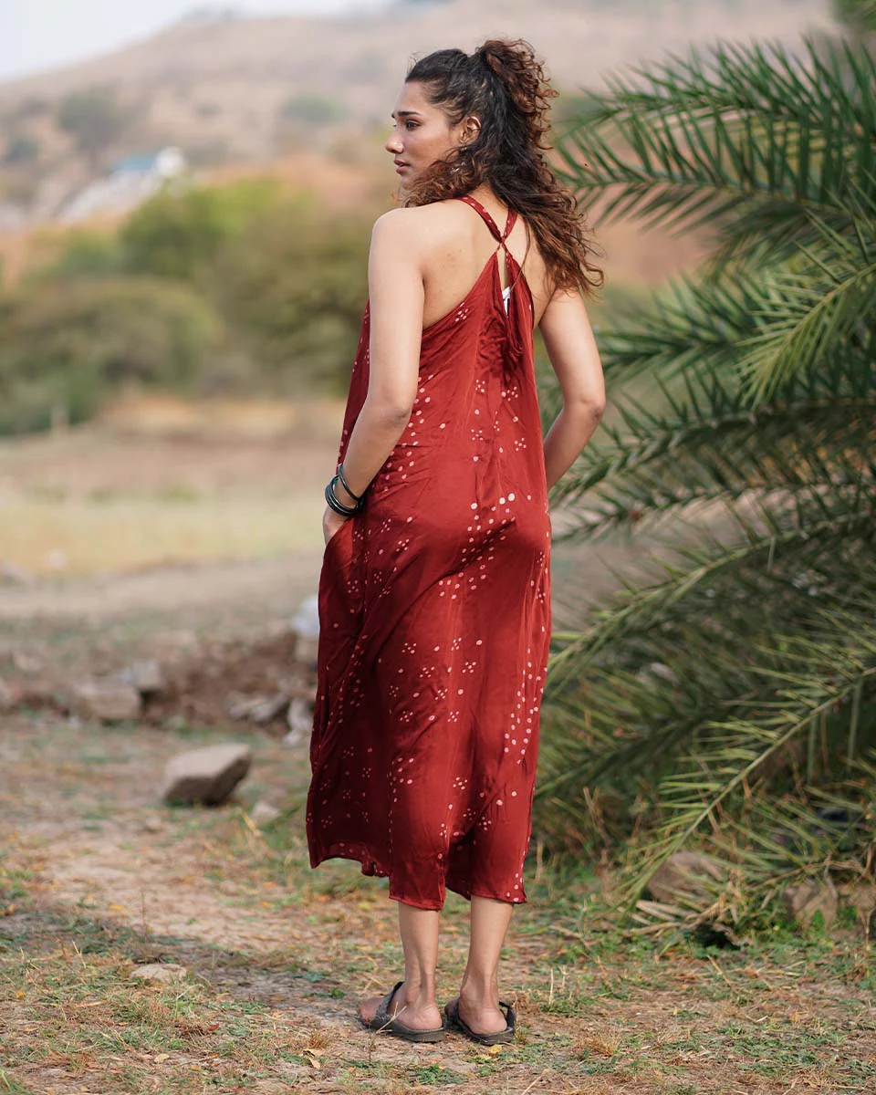 Amelie Modal Silk Dress - Image 4