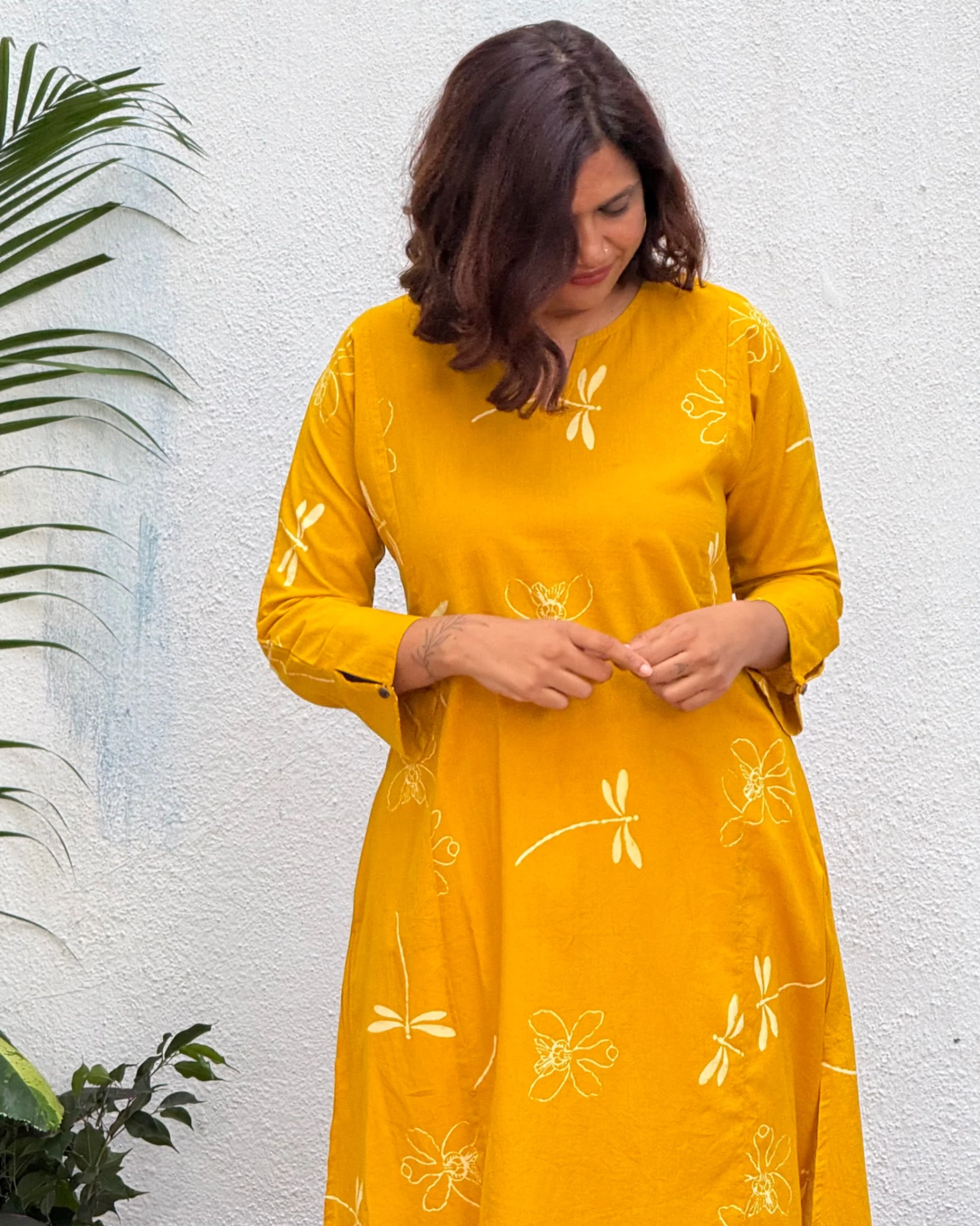 Aparna Block Printed Cotton Kurti - Image 4