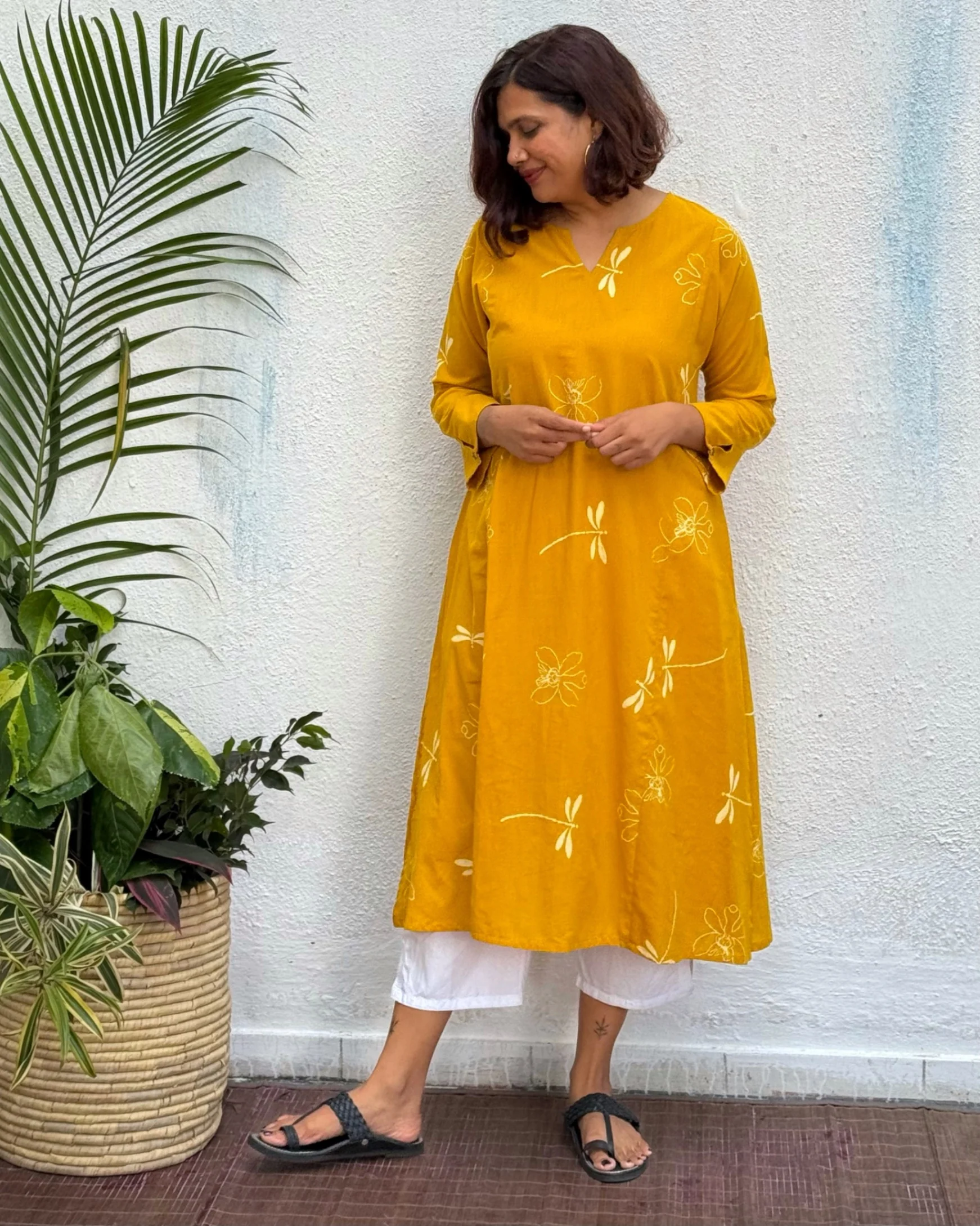 Aparna Block Printed Cotton Kurti - Image 6