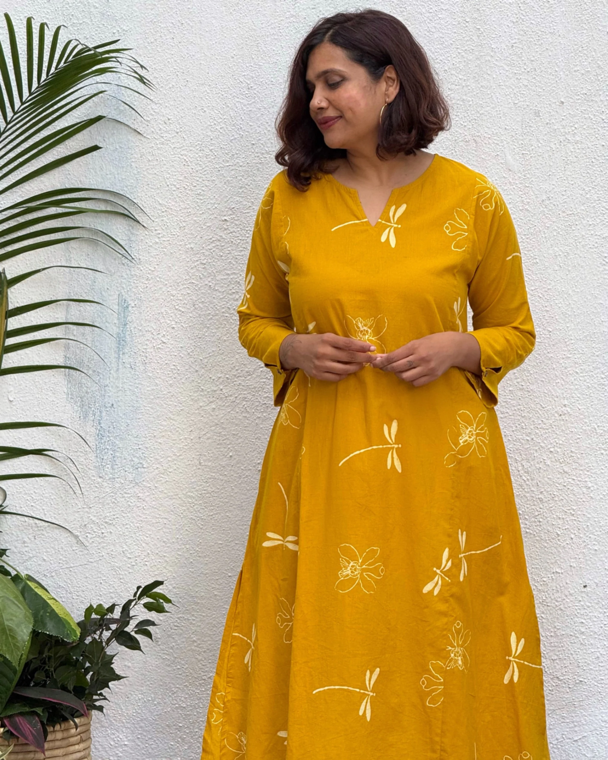 Aparna Block Printed Cotton Kurti - Image 9