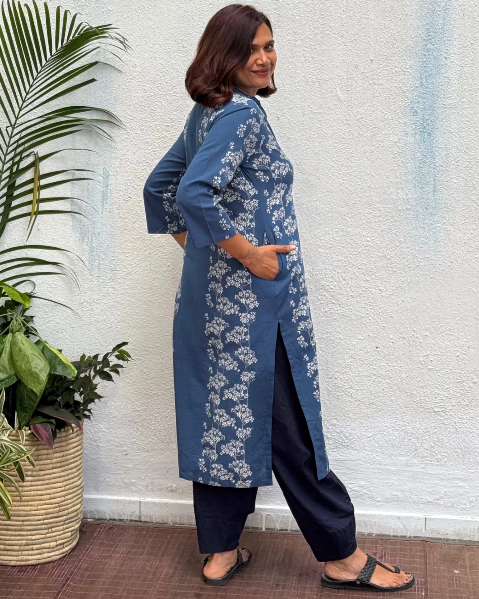 Ashalata Block Printed Cotton Kurti - Image 8