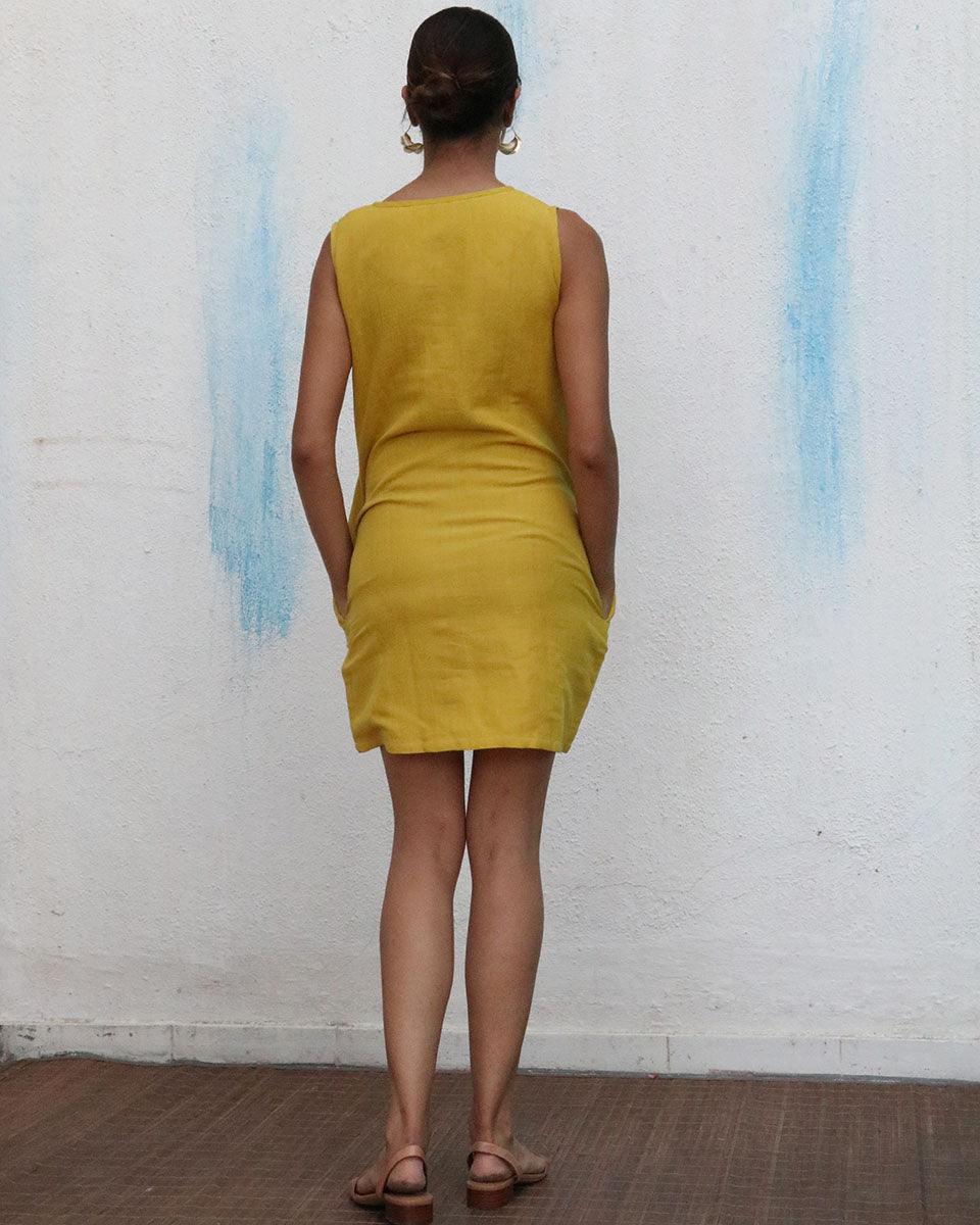 Avabelle Handwoven Linen Dress - Breathe - Image 6
