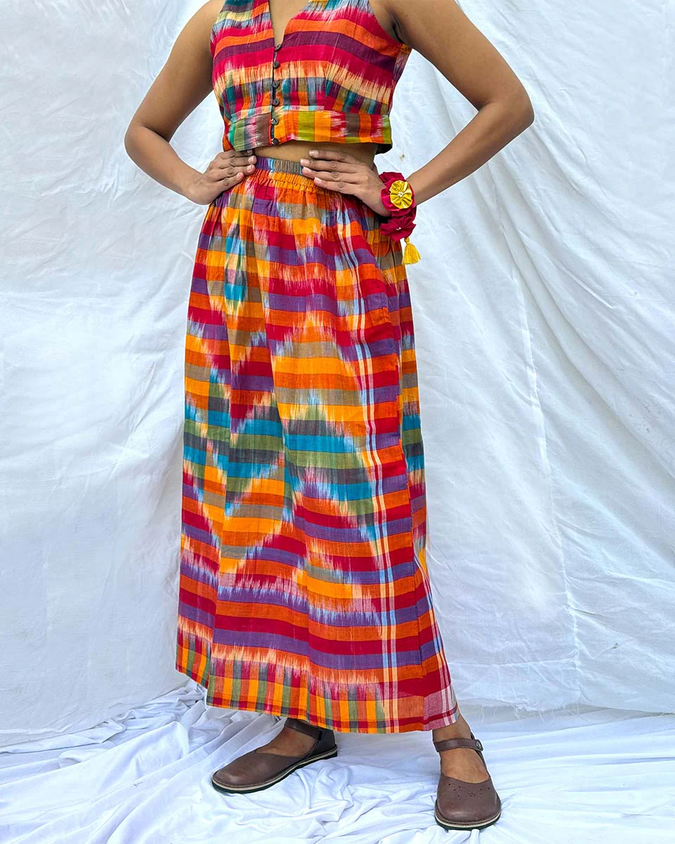 Bhanwar Gamcha Cotton Skirt - GMC - Image 6