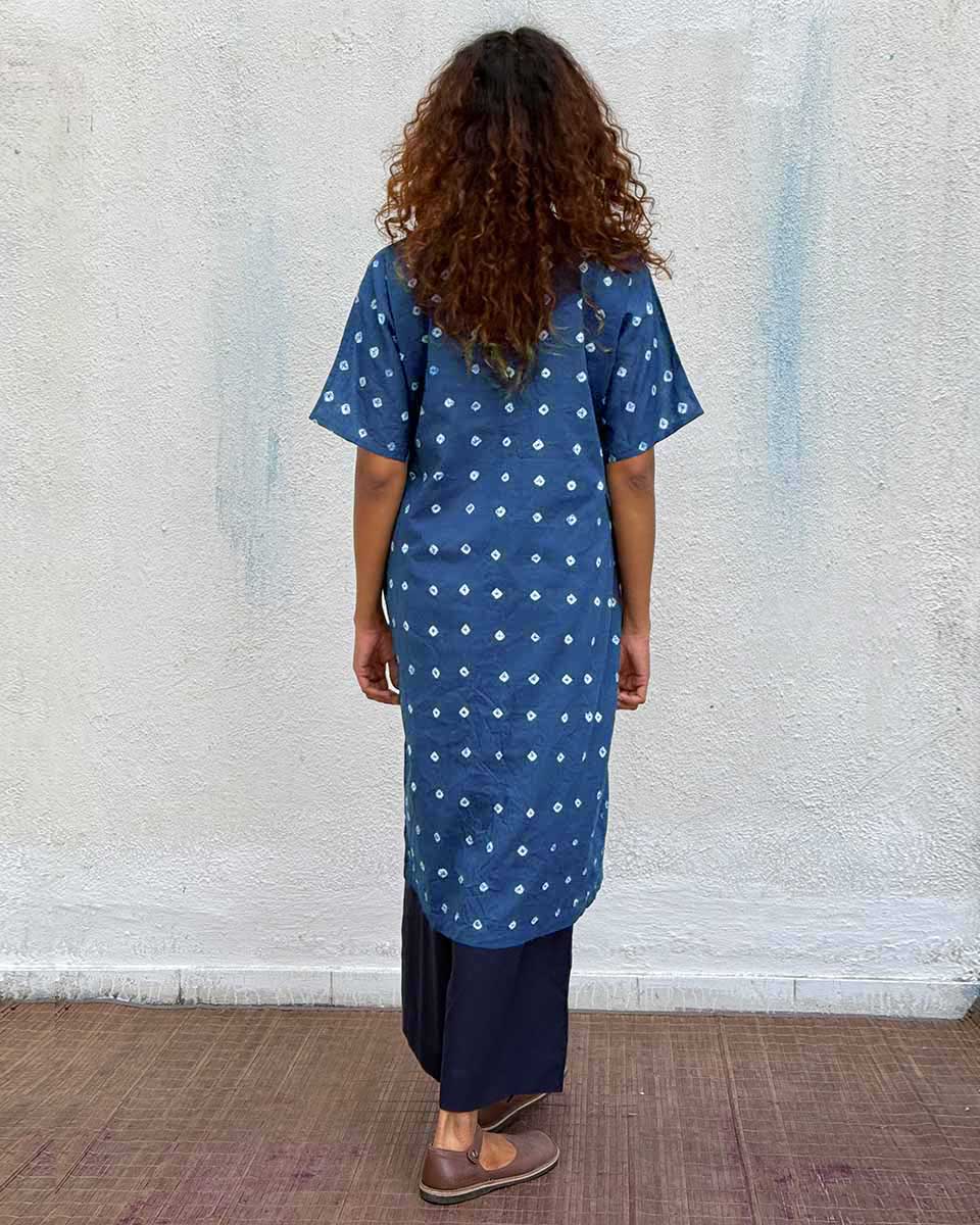 Breezy Belle Bandhej Cotton Kurti - Image 6