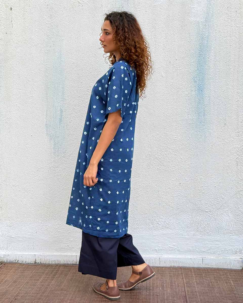 Breezy Belle Bandhej Cotton Kurti - Image 7