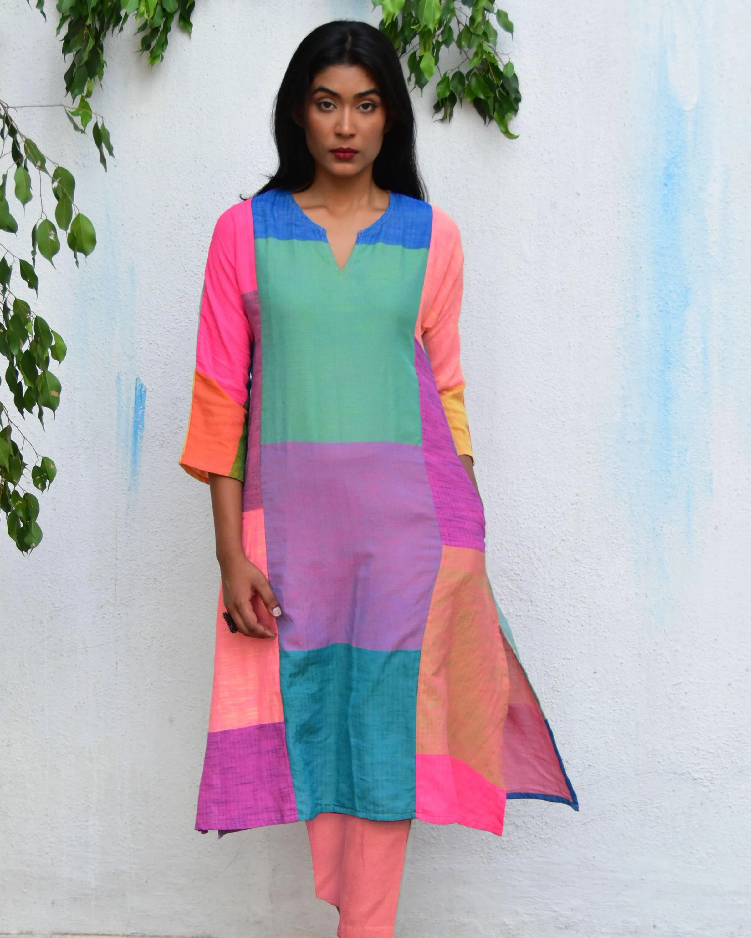 Breezy Handwoven Cotton Kurta Set - RC - Image 5