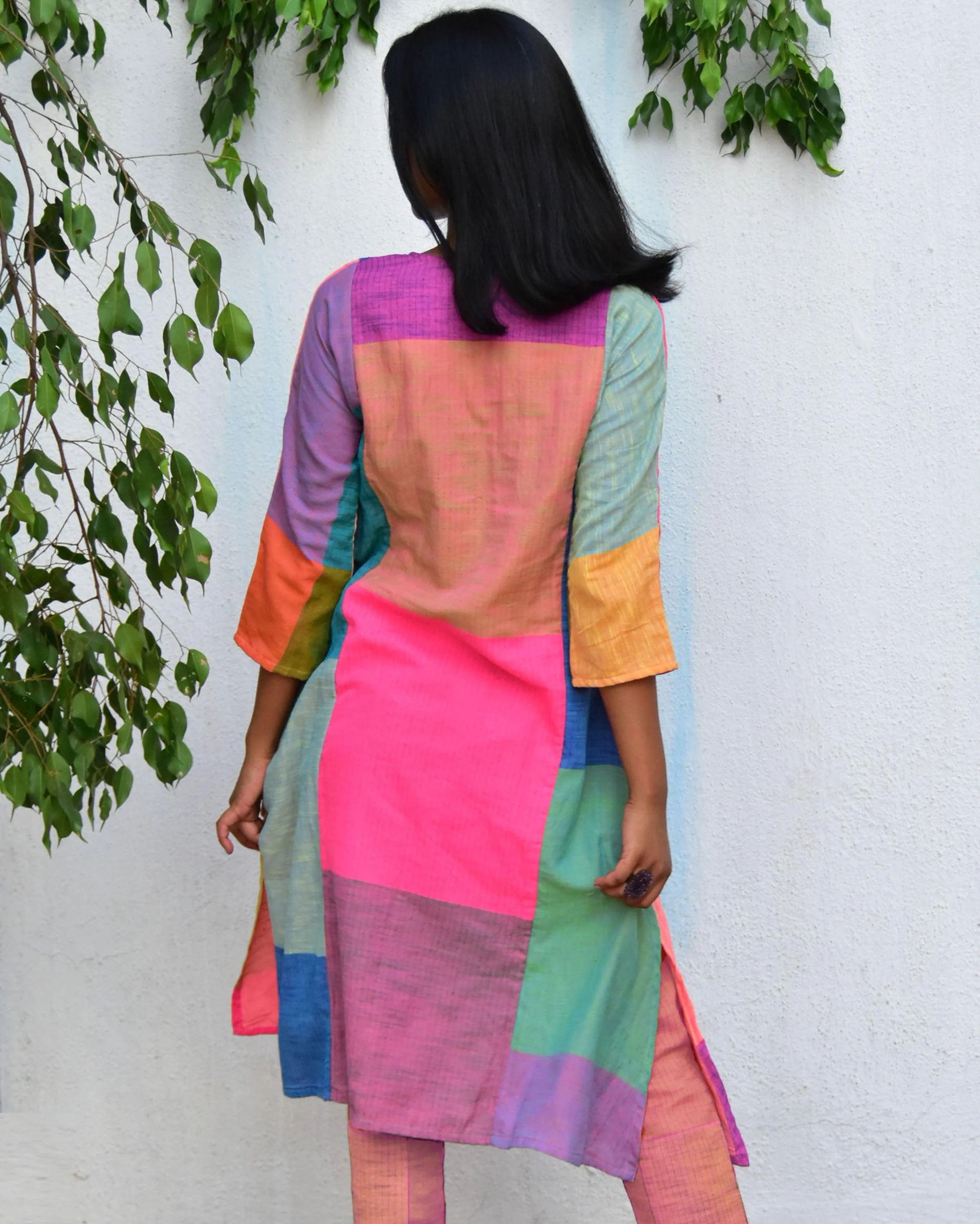Breezy Handwoven Cotton Kurta Set - RC - Image 6