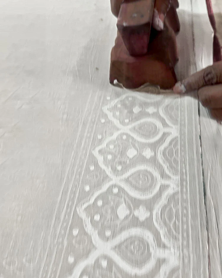 Buttercup Fade Ivory Block Printed Dress - SFD - Image 3