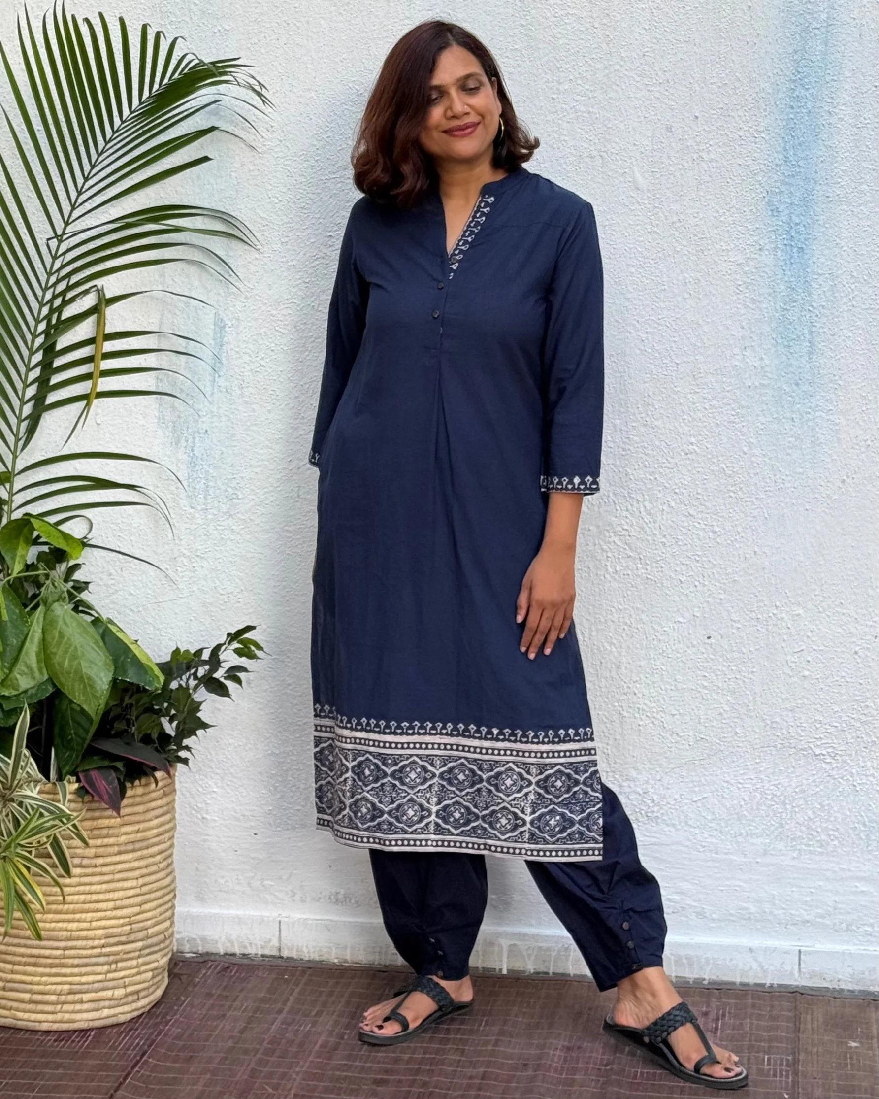 Chashni Block Printed Cotton Kurti - Image 7