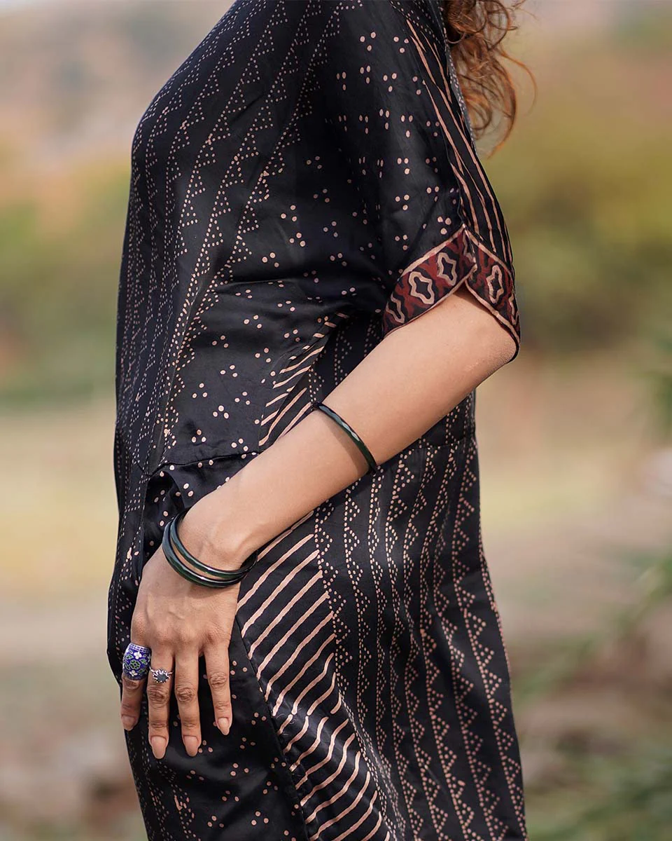 Cresida Modal Silk Dress - Image 3