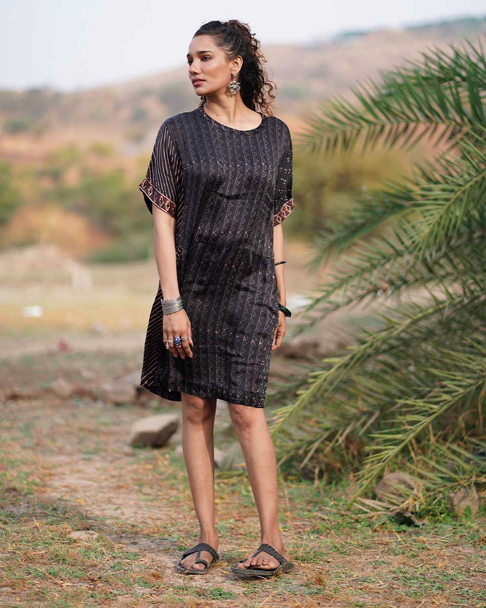 Cresida Modal Silk Dress - Image 8