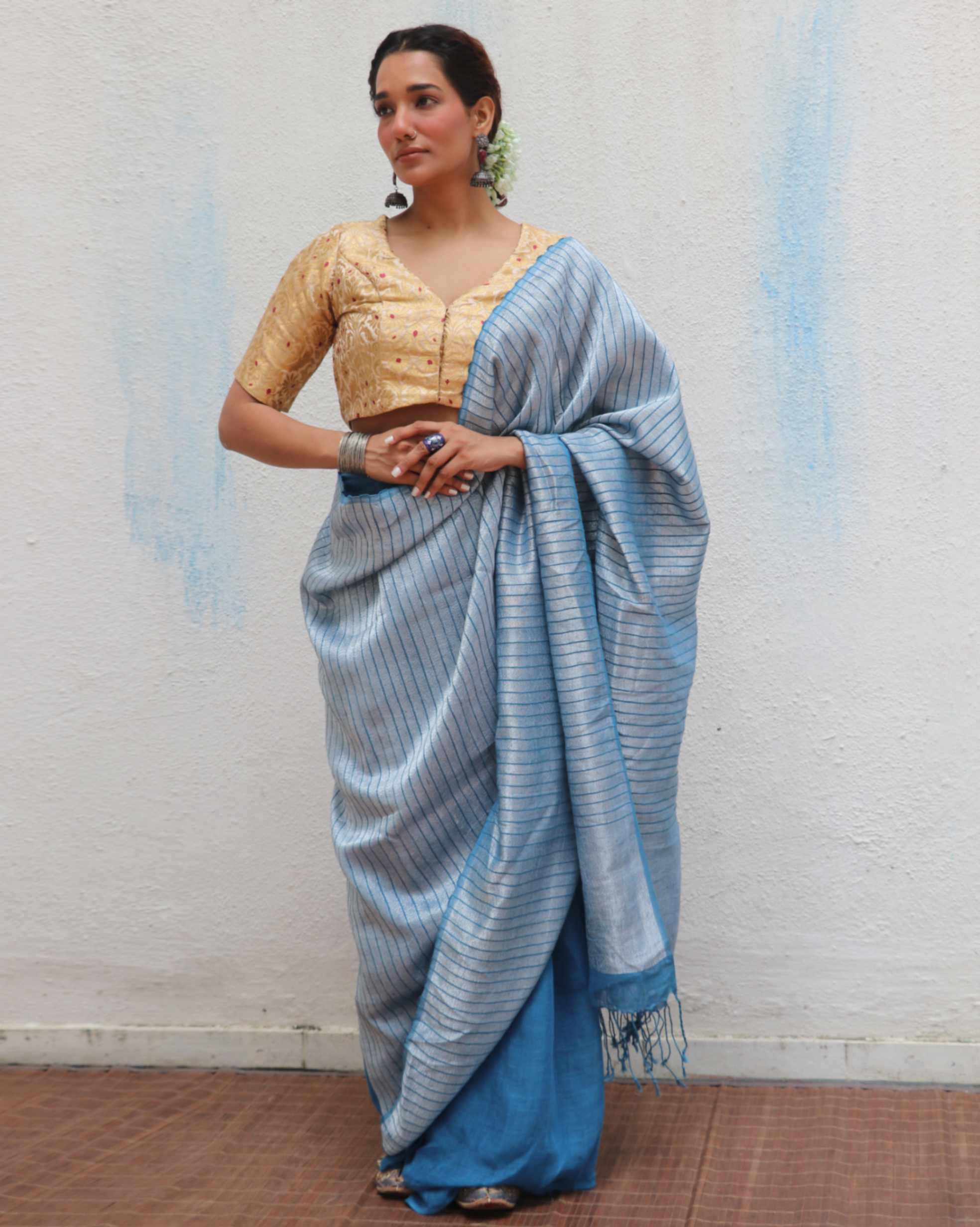 Devina Brocade Blouse - Jheel - Image 6