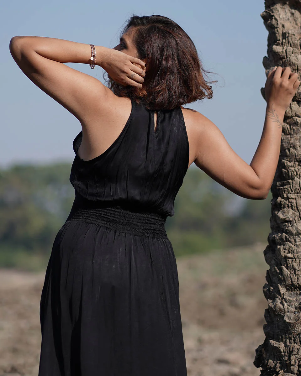 Elysian Modal Silk Dress - Image 6