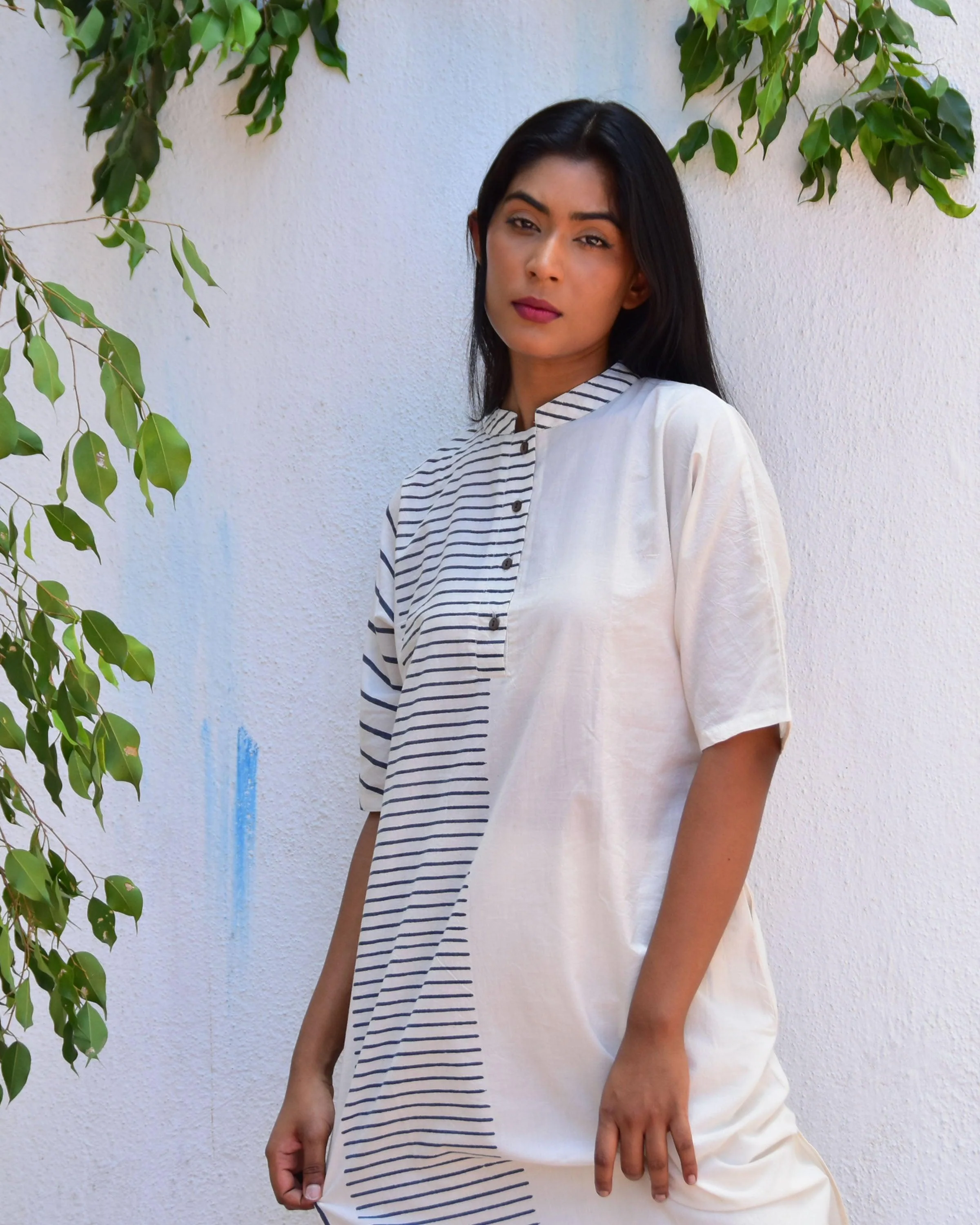 Enchanted Handblockprinted Cotton Kurta Set - Vnmn - Image 6