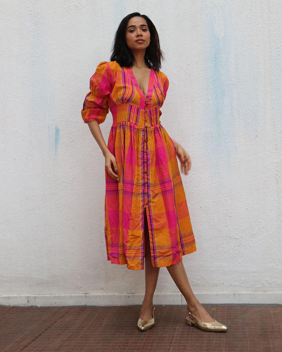 Florentine Handwoven Cotton Dress - Image 2