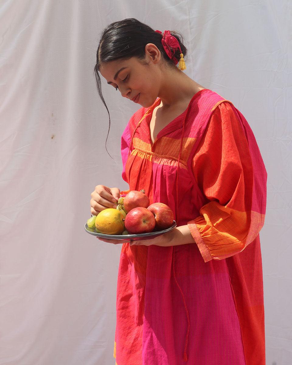 Iridian Handwoven Cotton Dress - RC - Image 6