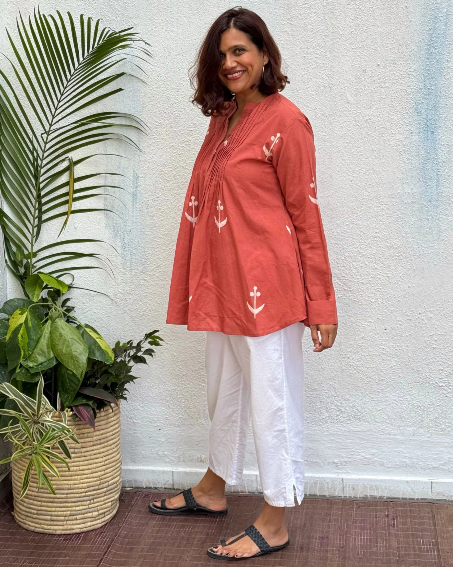 Khushnuma Block Printed Cotton Kurti - Image 7