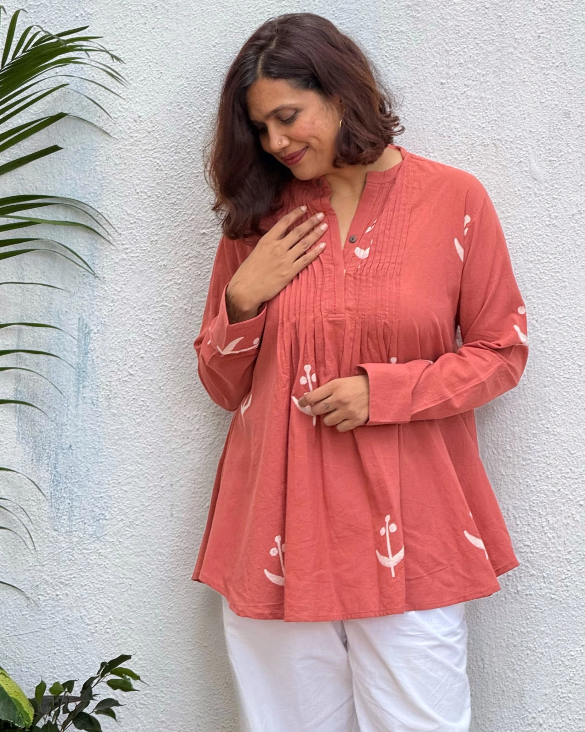 Khushnuma Block Printed Cotton Kurti - Image 9