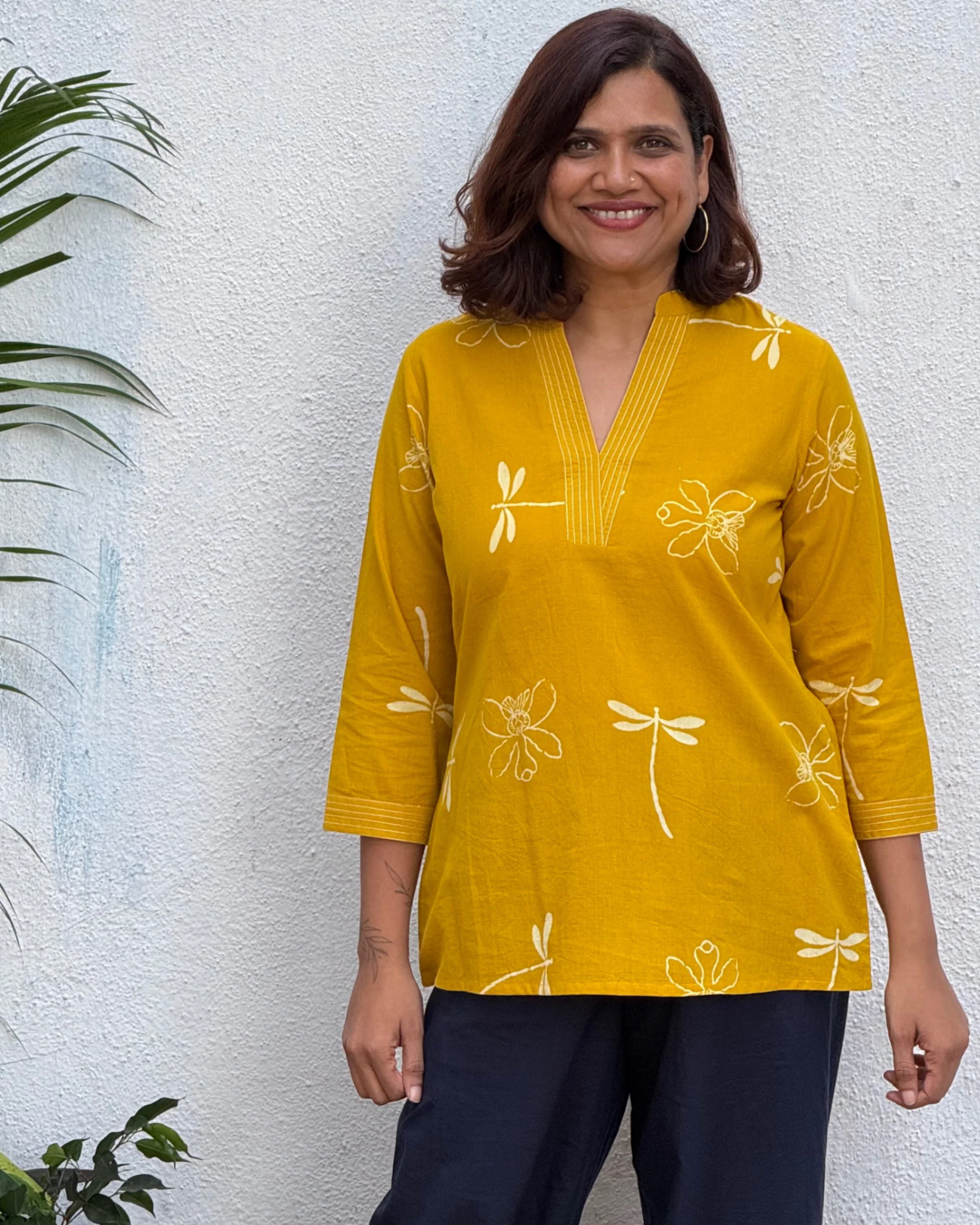 Mahvash Block Printed Cotton Kurti - Image 5