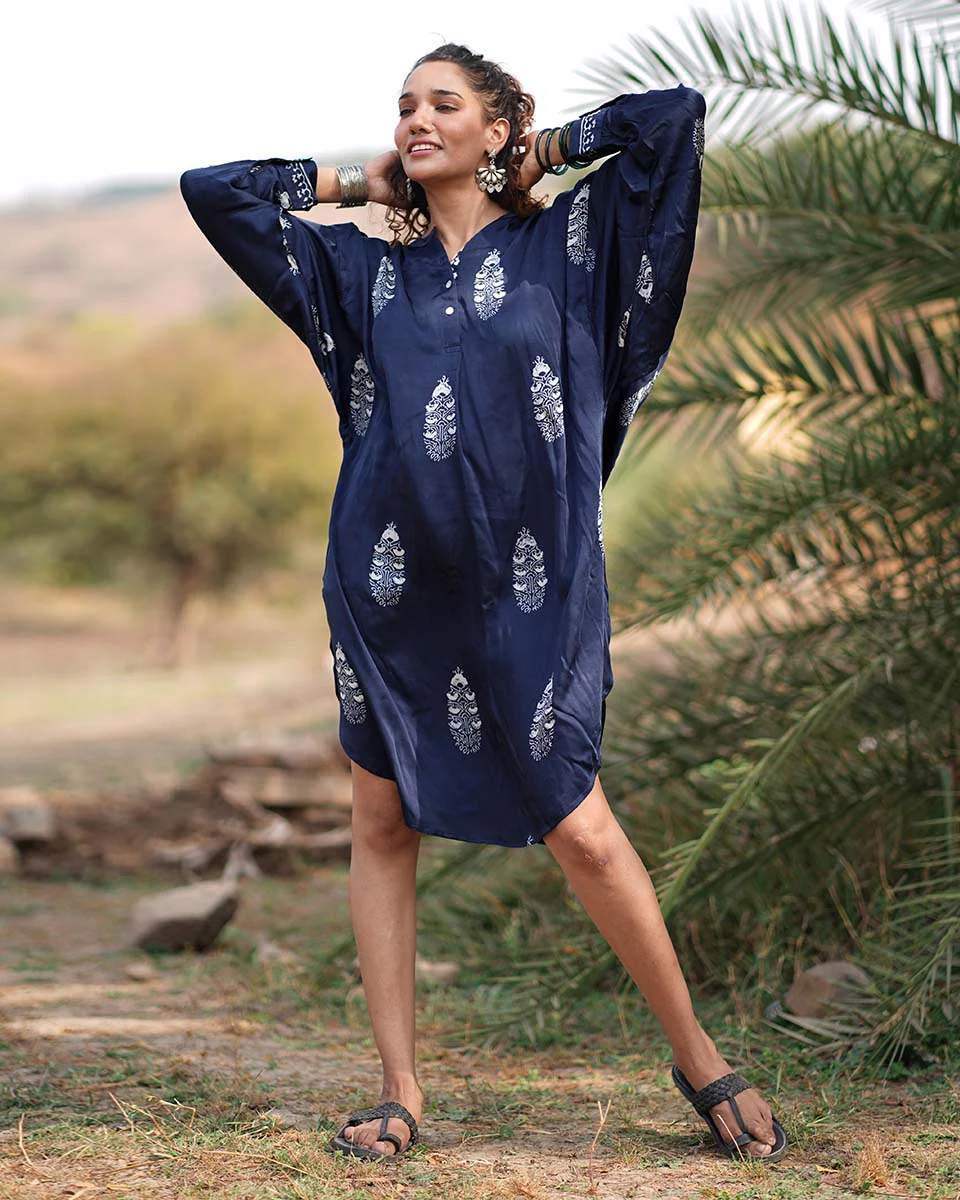 Margot Modal Silk Dress - Image 4