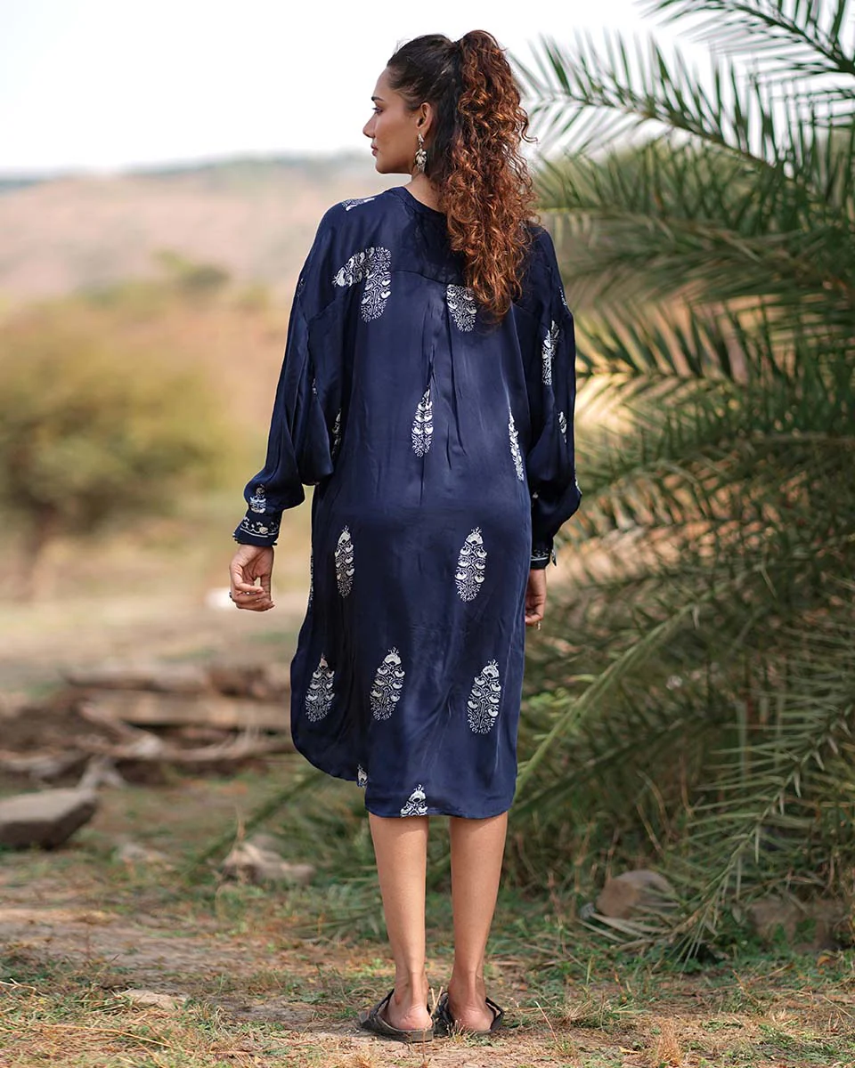 Margot Modal Silk Dress - Image 6