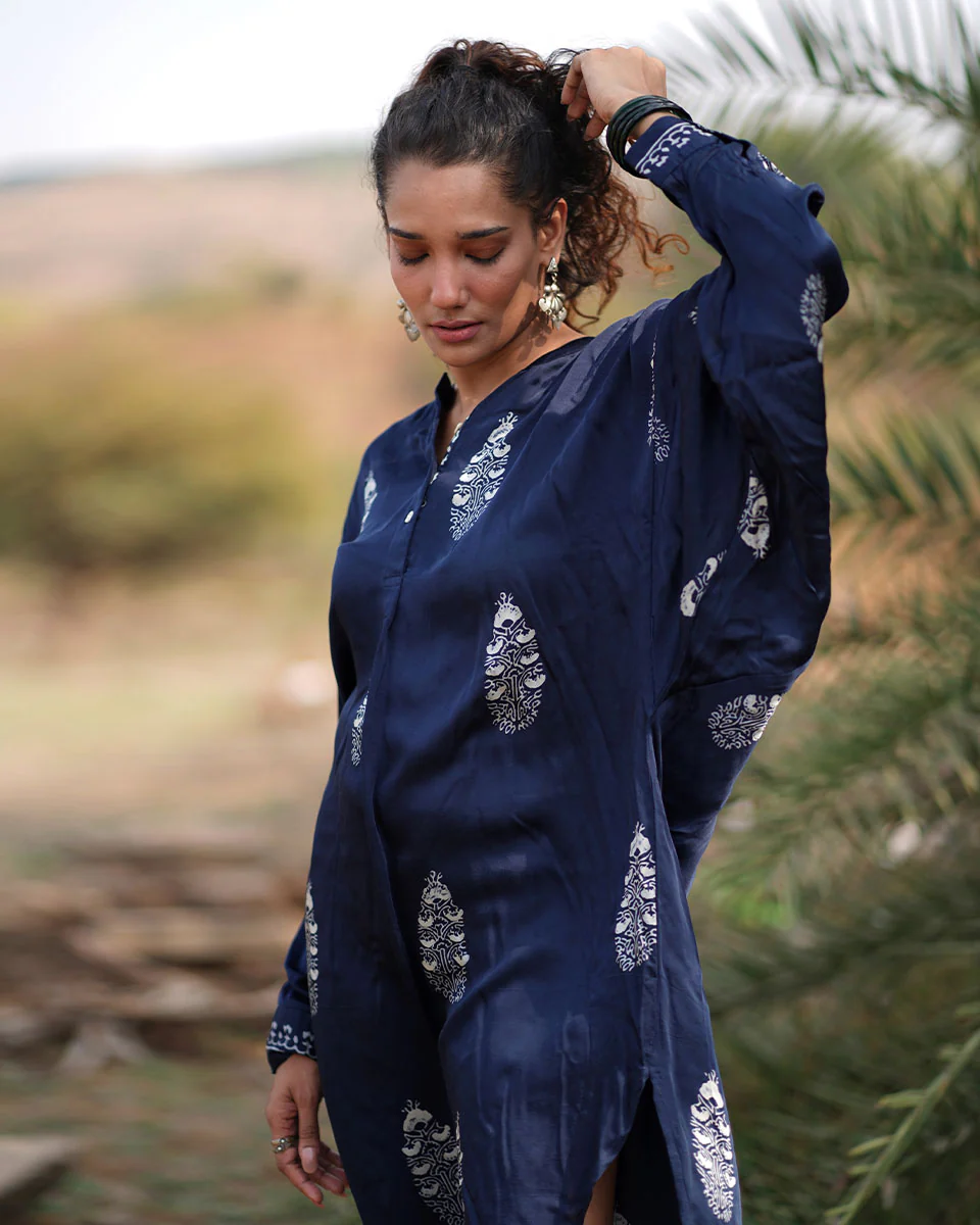 Margot Modal Silk Dress - Image 7