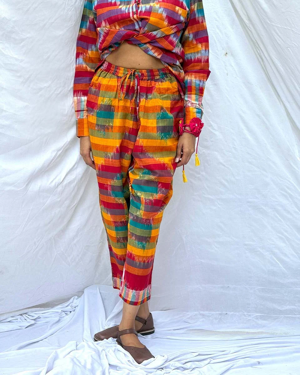 Matir Gaan Gamcha Cotton Pant - GMC