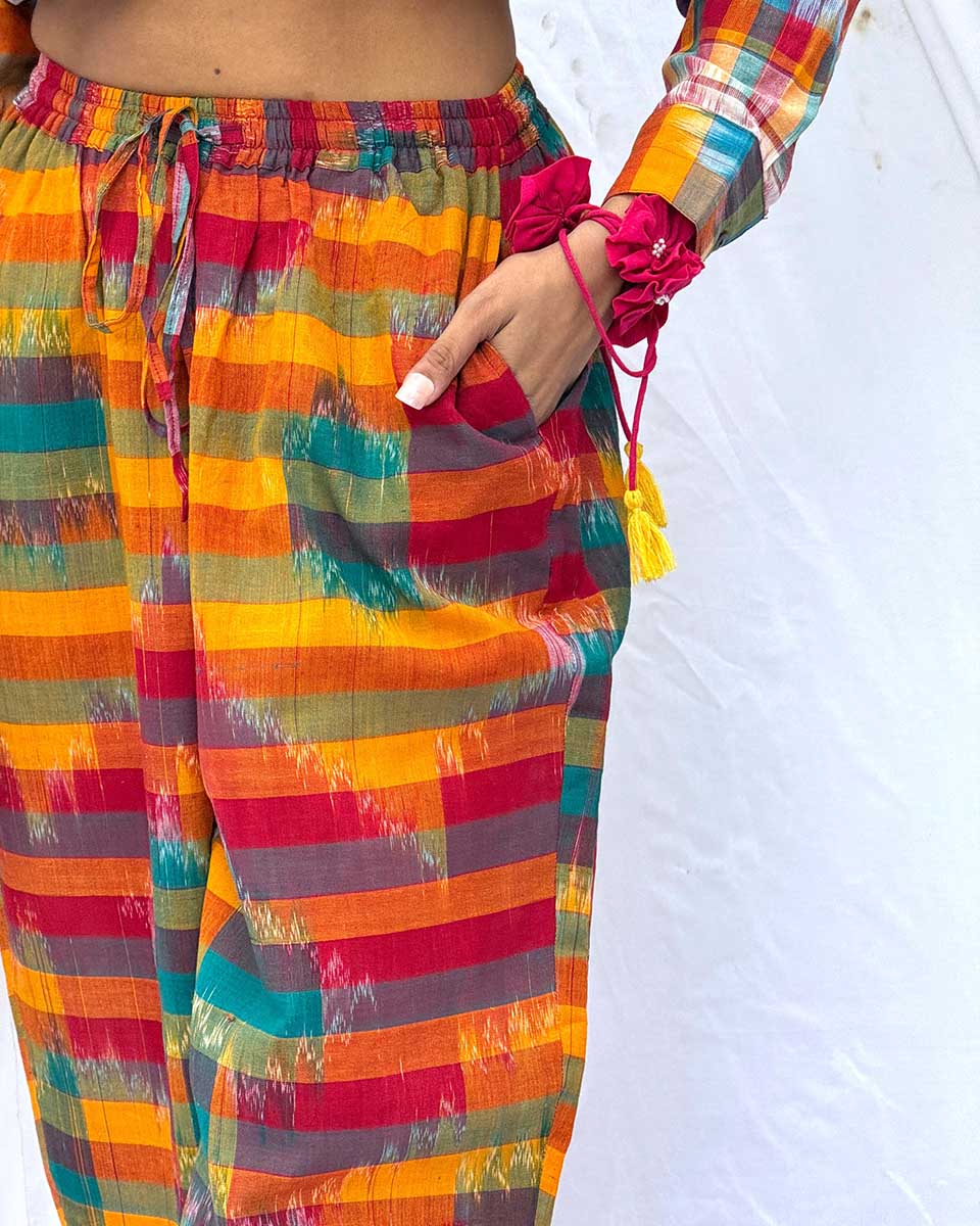 Matir Gaan Gamcha Cotton Pant - GMC - Image 4
