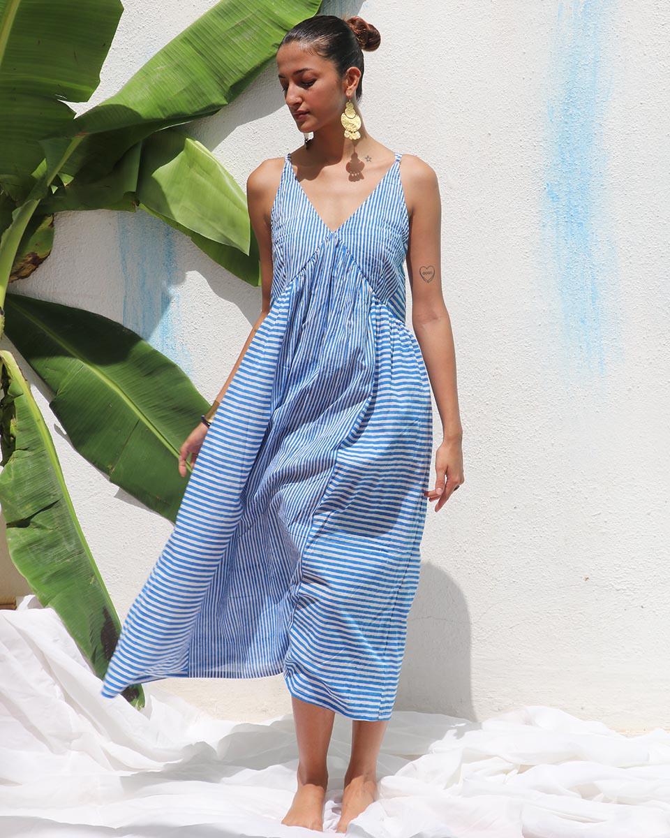 Megha Block printed Cotton Dress - WITC - Image 6