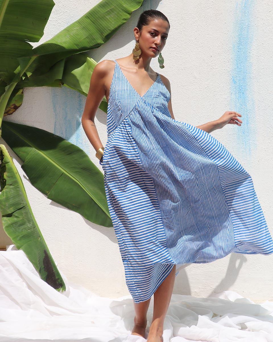 Megha Block printed Cotton Dress - WITC - Image 7