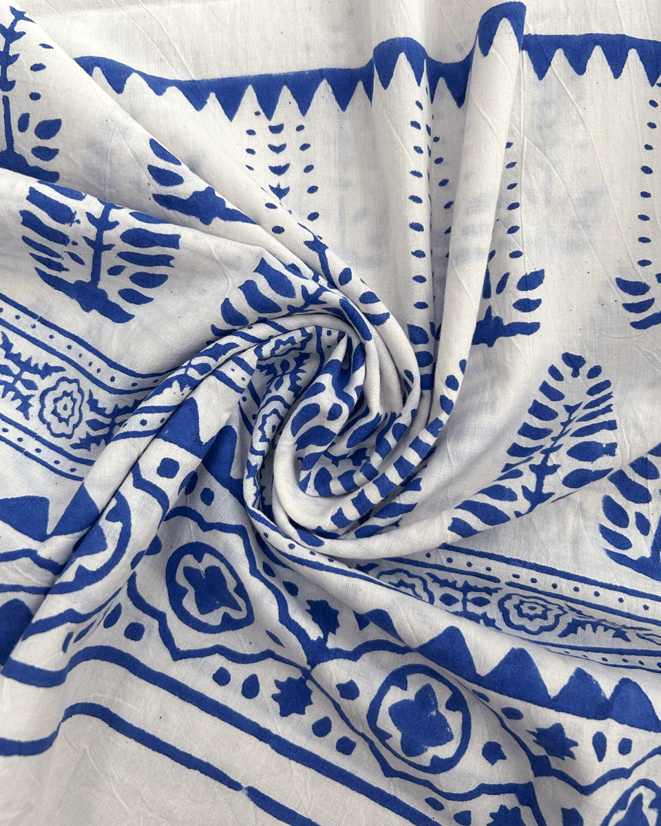 Mehuli Blockprinted Cotton Kurta Set - BGVL - Image 2