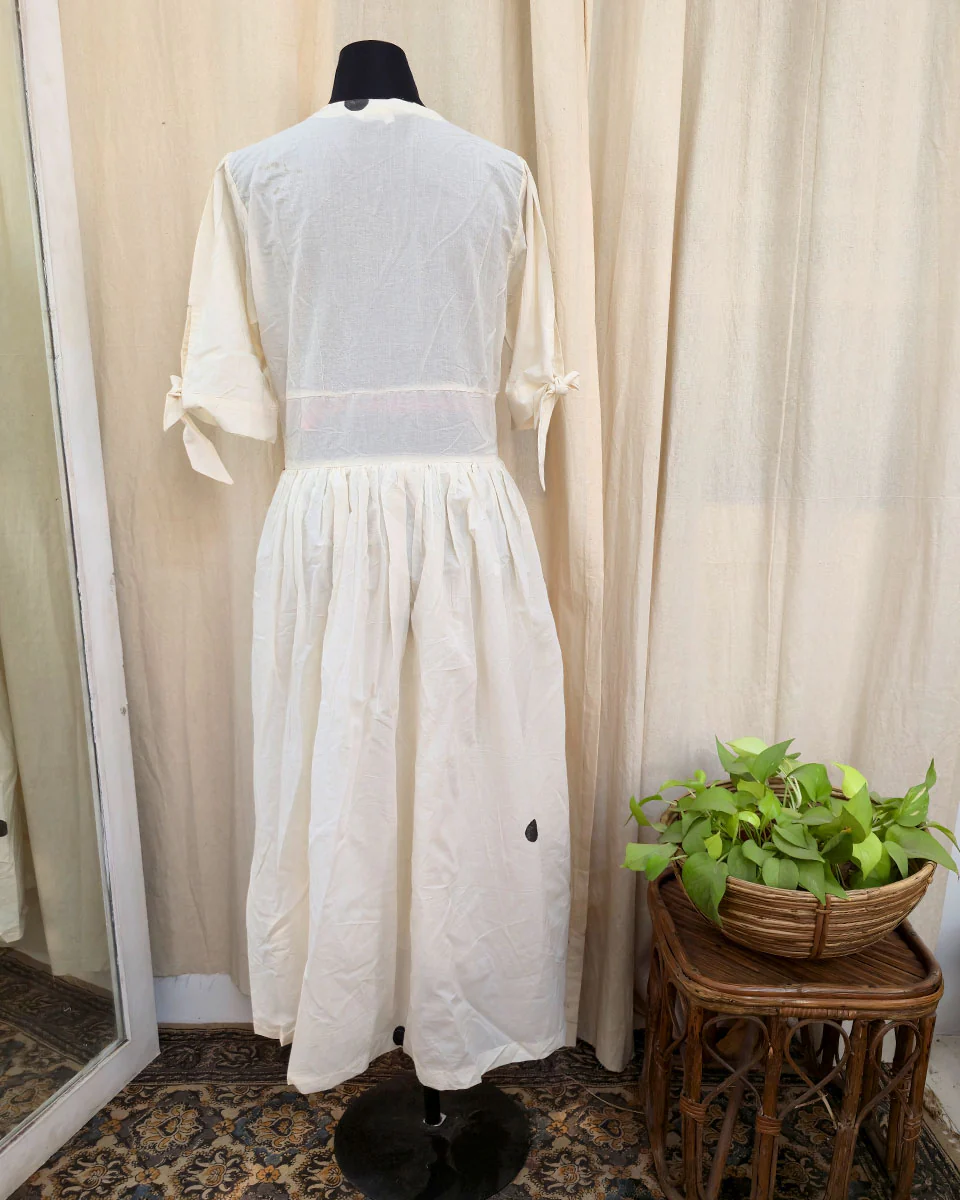 Aaliyah White Cotton Dress - Love Despite - Image 3