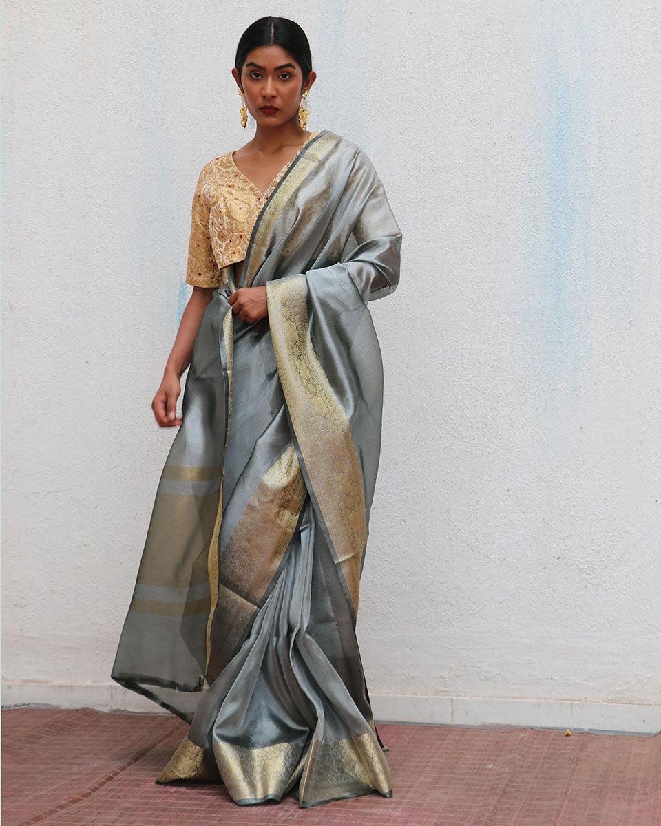Mugdha Khimkab Brocade Blouse - Nargiz - Image 7