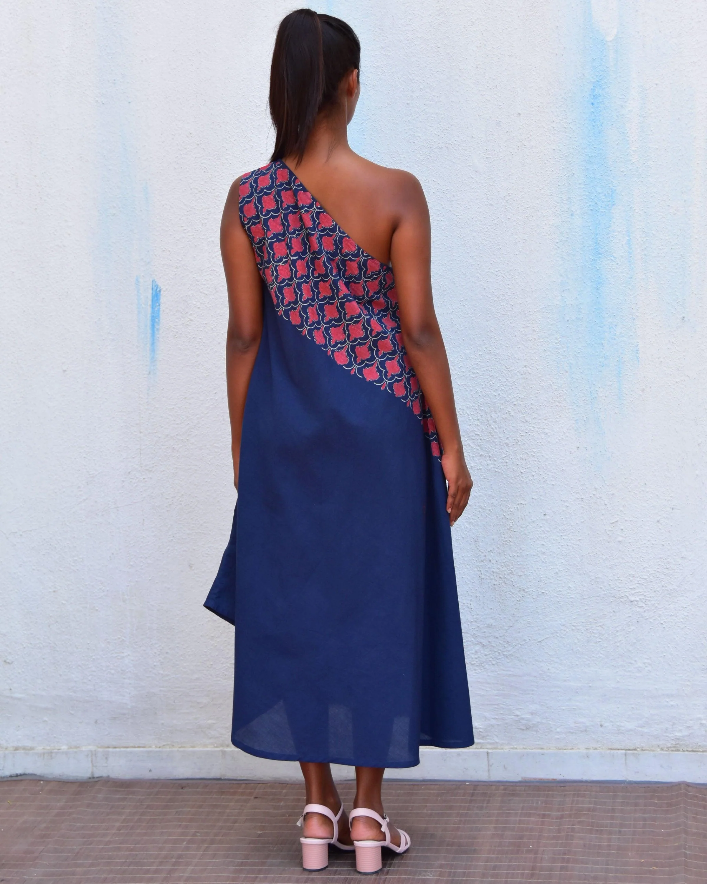 Mystic Sea Handblockprinted Cotton Dress-Sor - Image 6