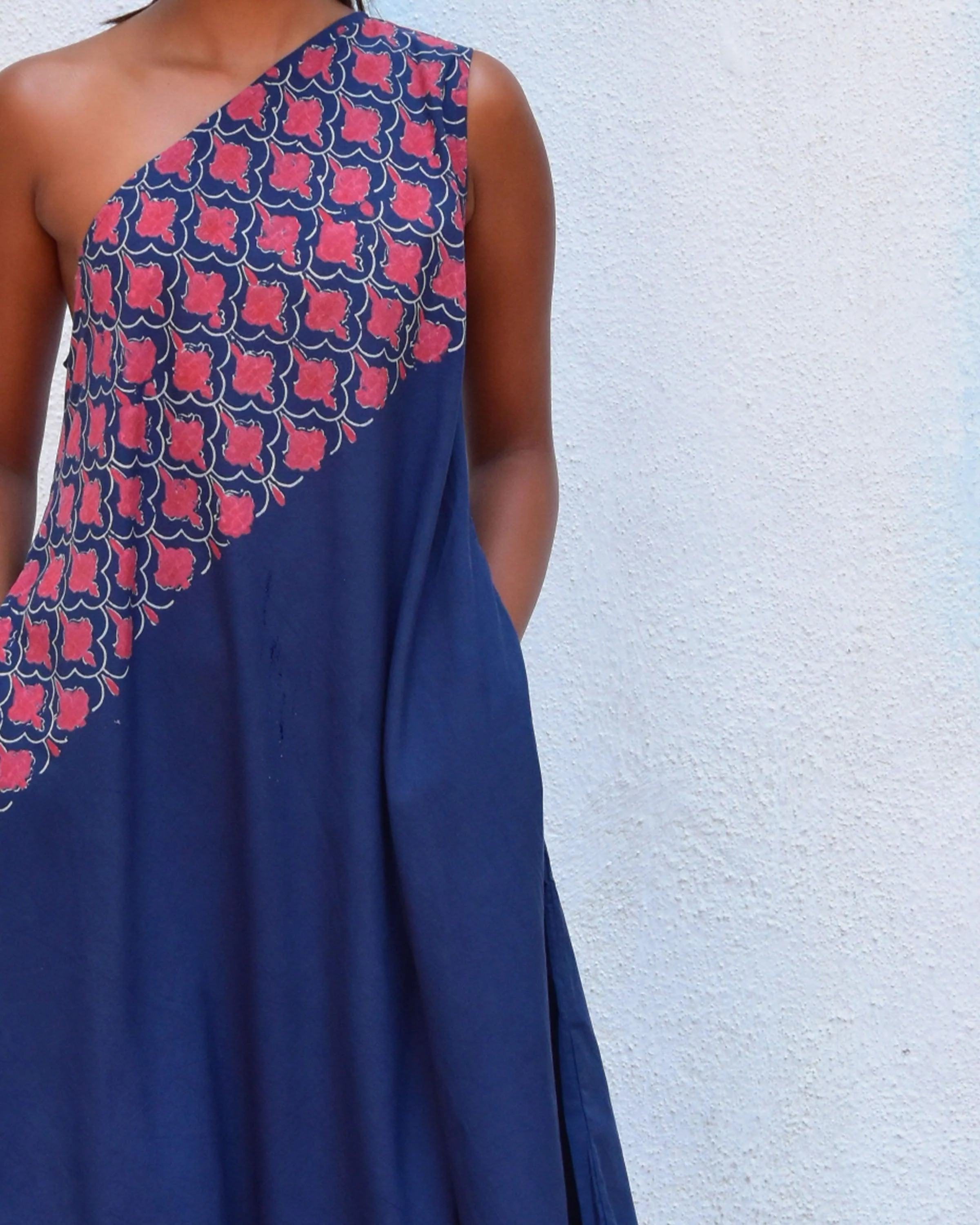 Mystic Sea Handblockprinted Cotton Dress-Sor - Image 9