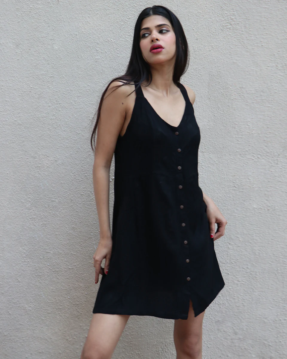 Mystique Handwoven Bamboo Dress - Image 6