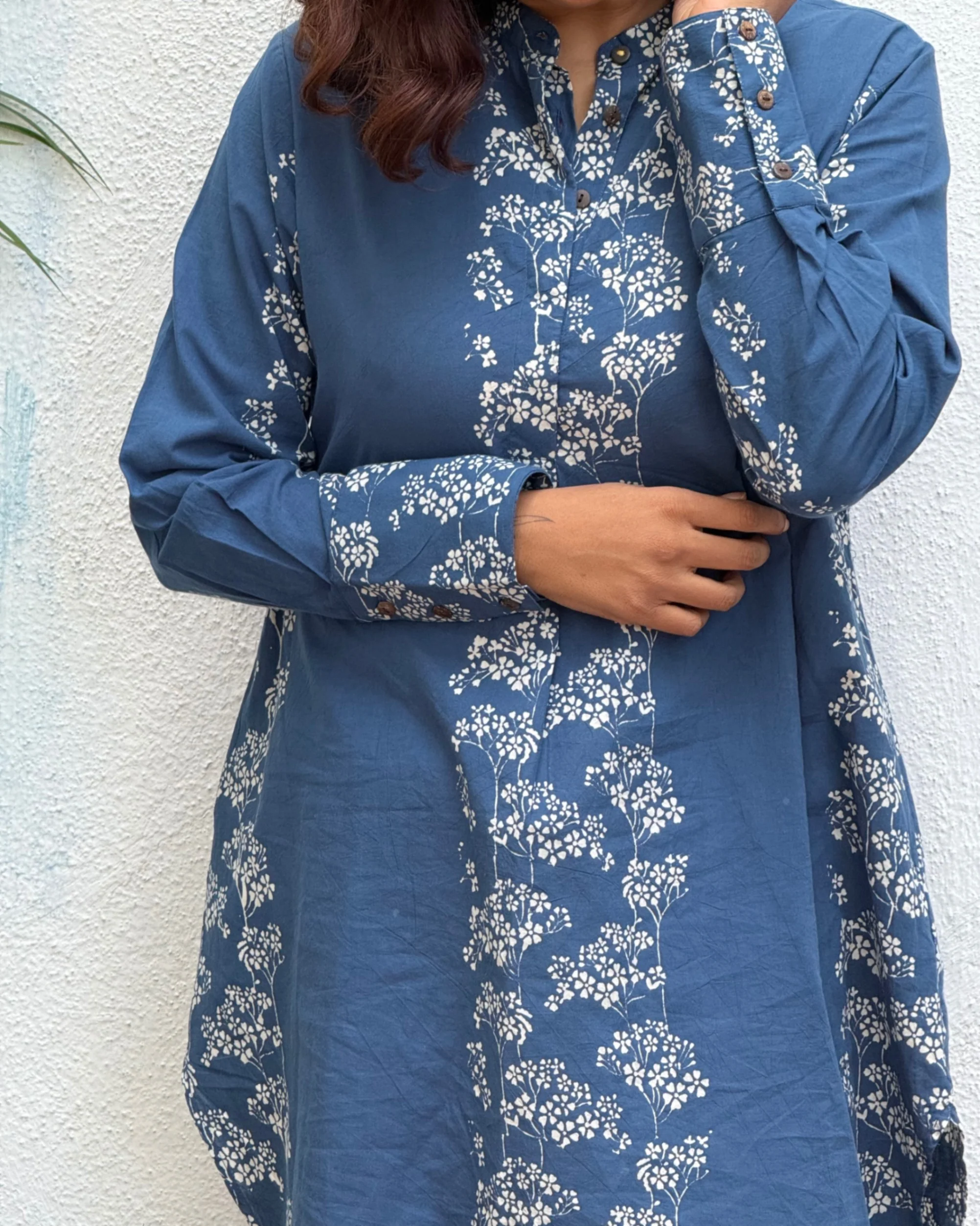 Nandini Block Printed Cotton Kurti - Image 7