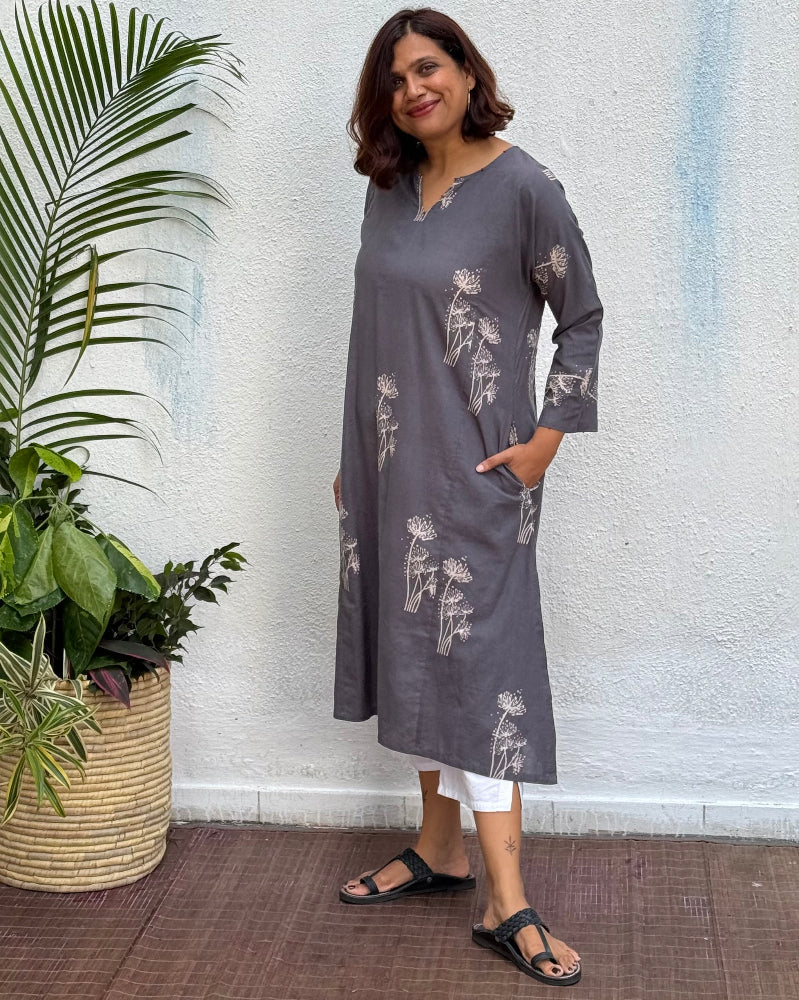 Nayab Block Printed Cotton Kurti - Image 6
