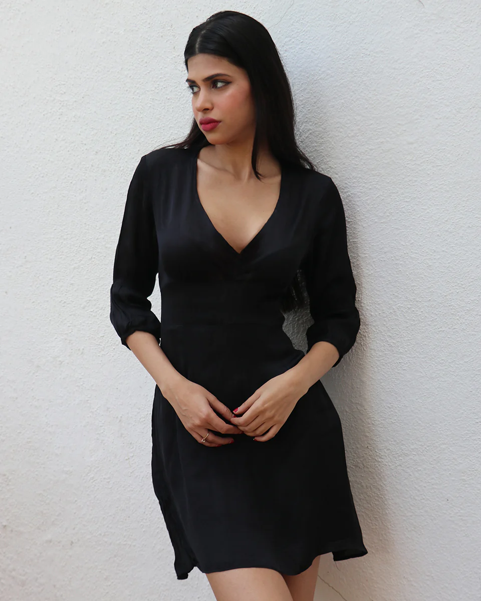 Nocturne Modal Silk Dress - Image 7