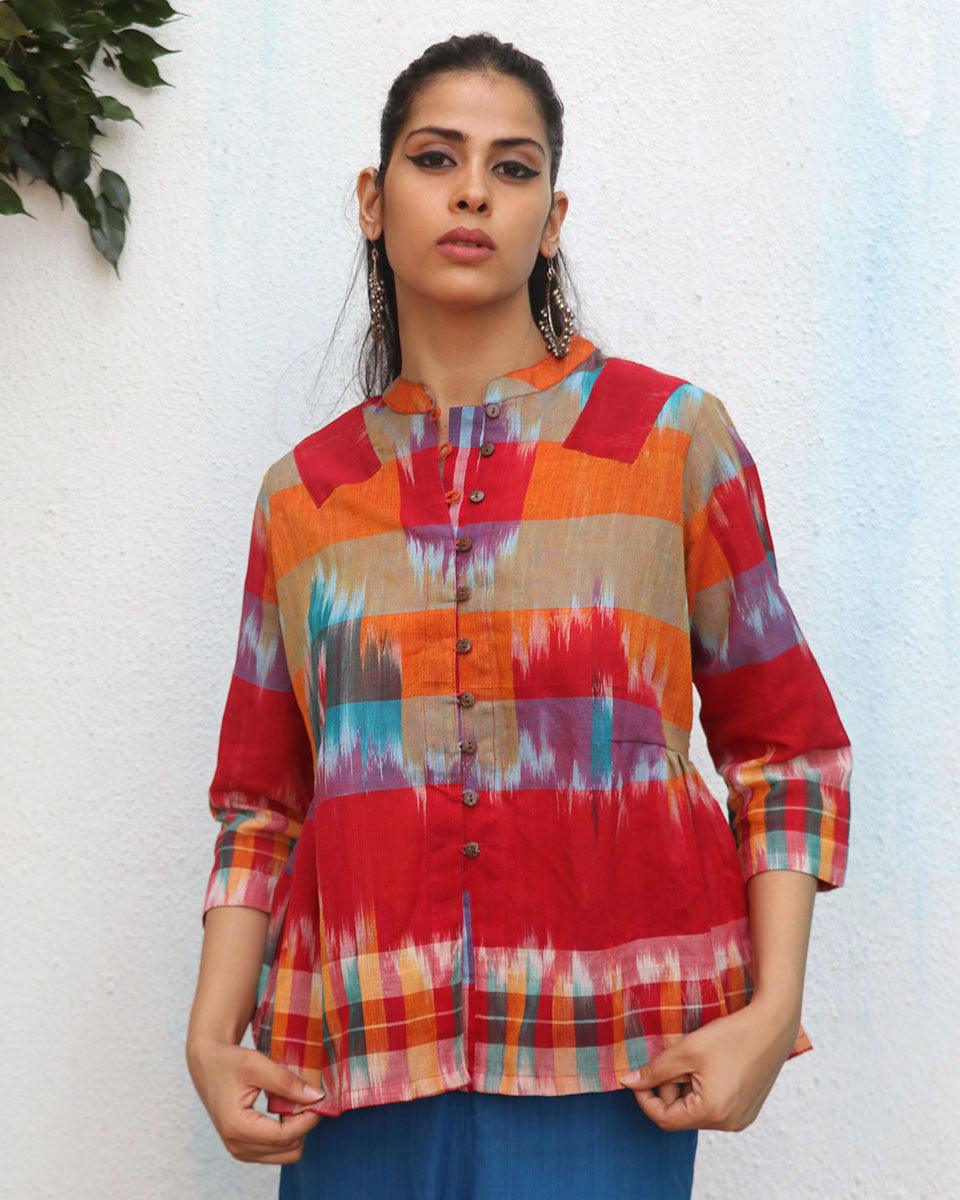 Rinaaz Gamcha Cotton Top - Image 5