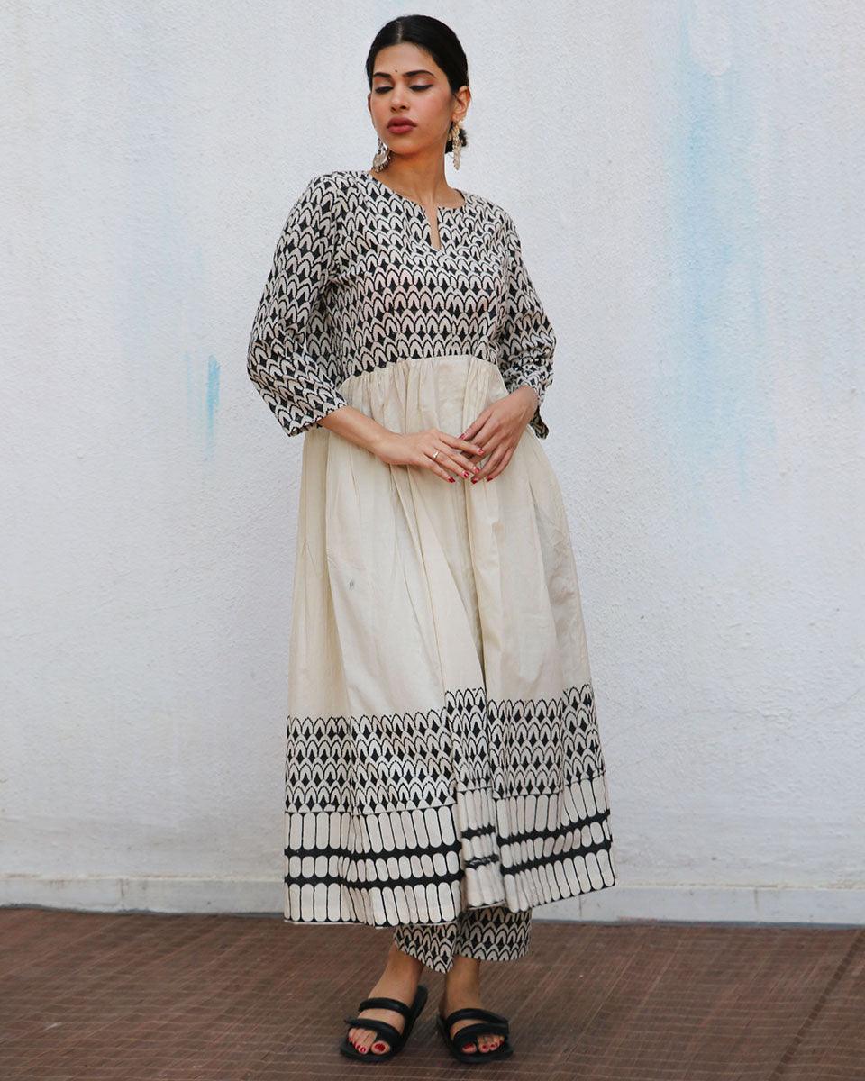 Roohi Block printed Kurta Set - NOMAD - Image 5