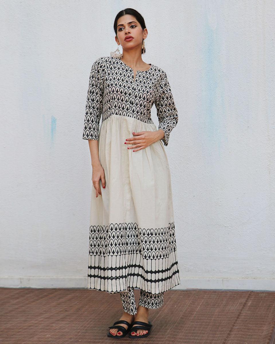 Roohi Block printed Kurta Set - NOMAD - Image 7