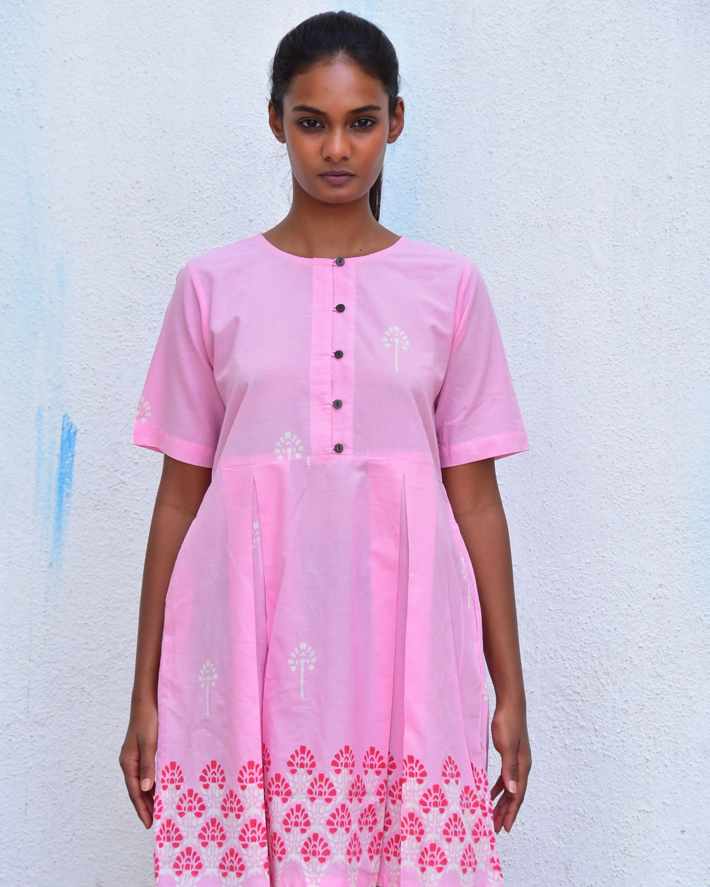 Sadru Bagh Handblockprinted Cotton Dress-Sor - Image 9