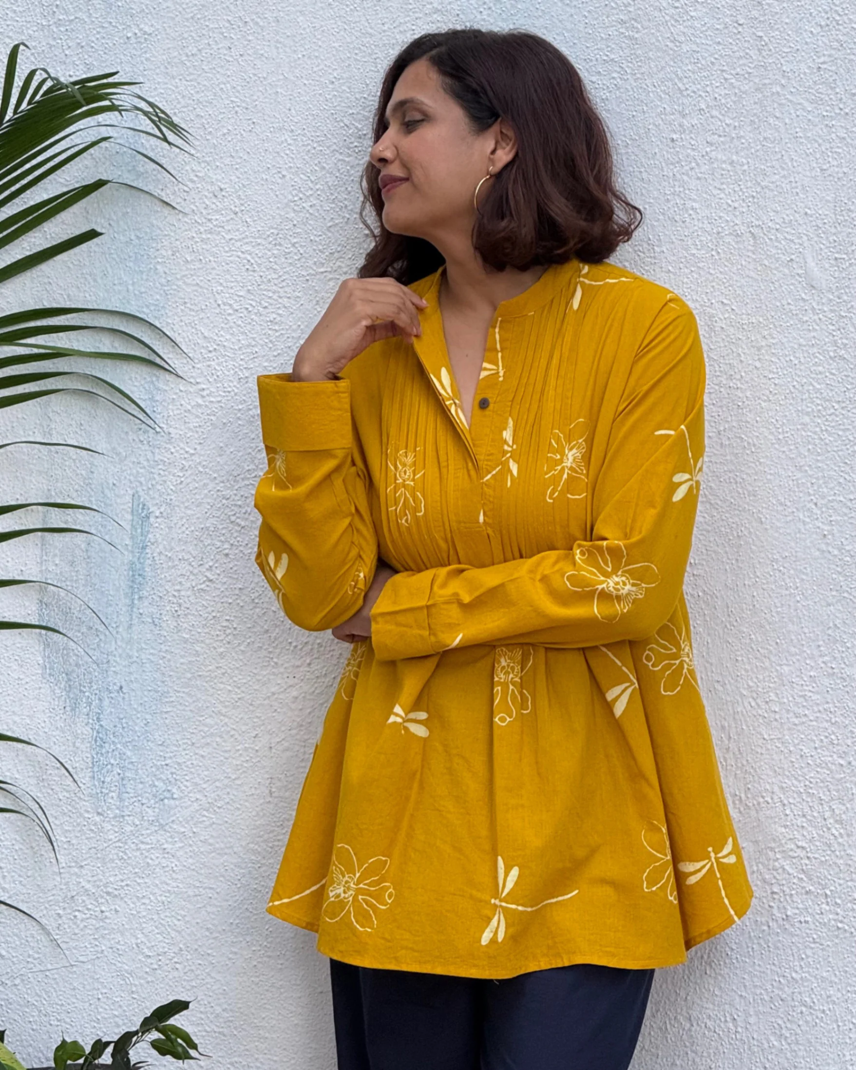 Saher Block Printed Cotton Kurti - Image 4