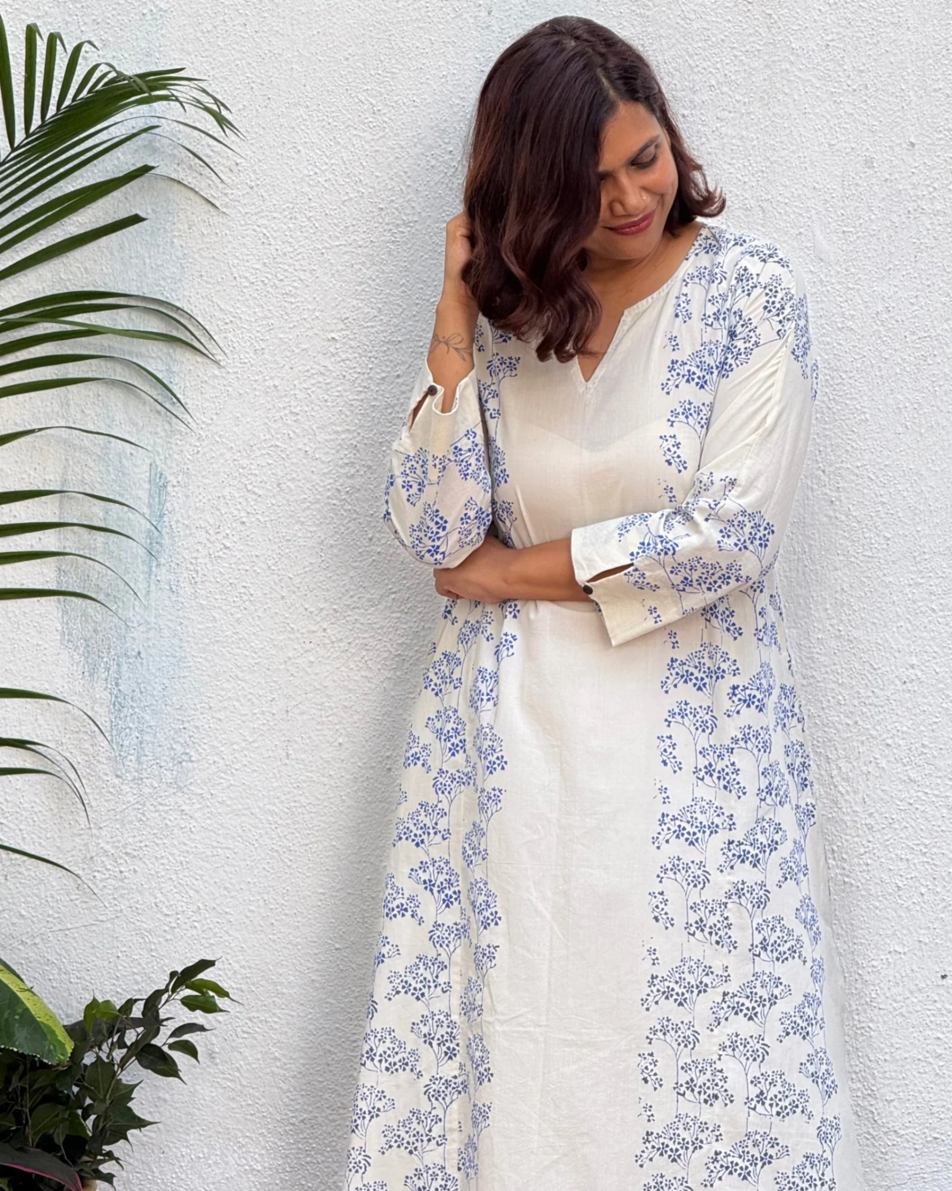 Satabdi Block Printed Cotton Kurti - Image 7