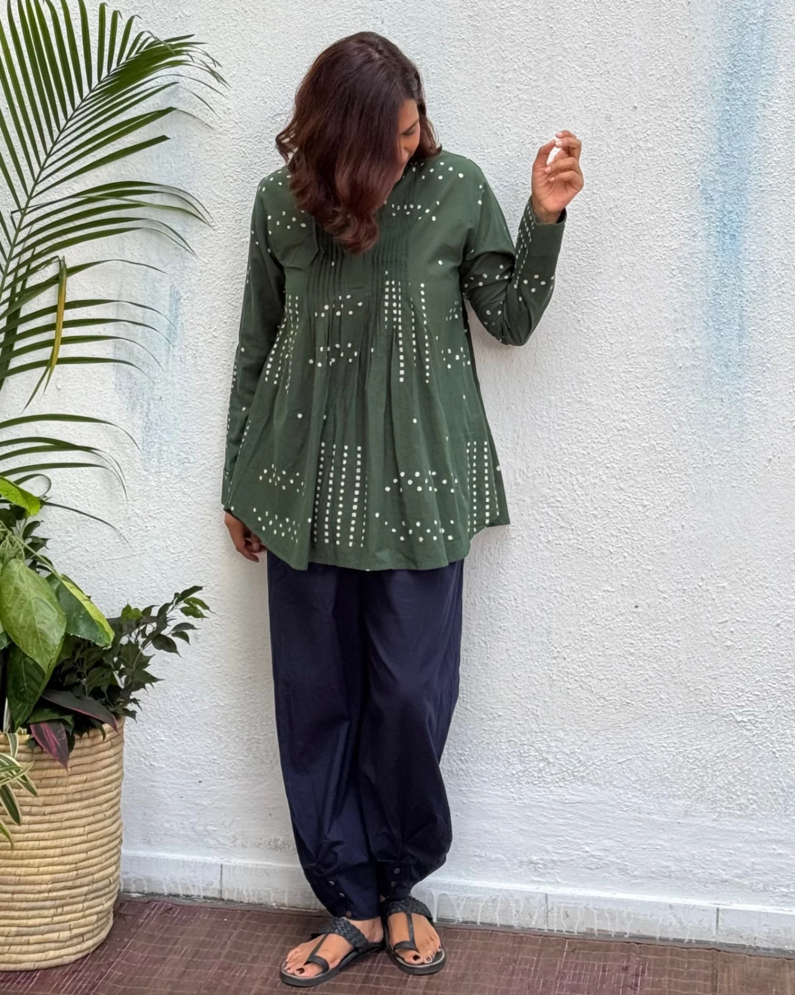 Shalini Block Printed Cotton Kurti - Image 6