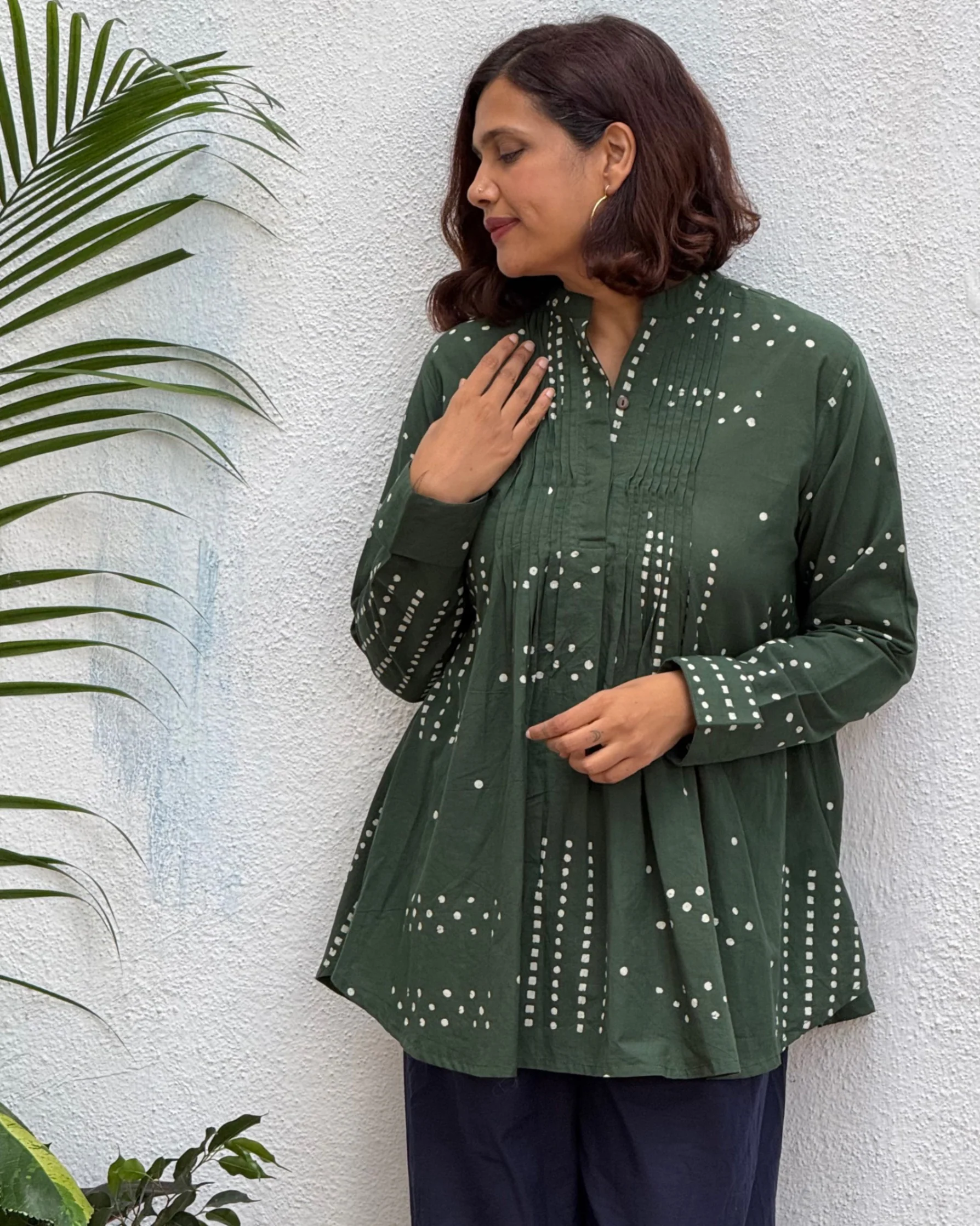 Shalini Block Printed Cotton Kurti - Image 8