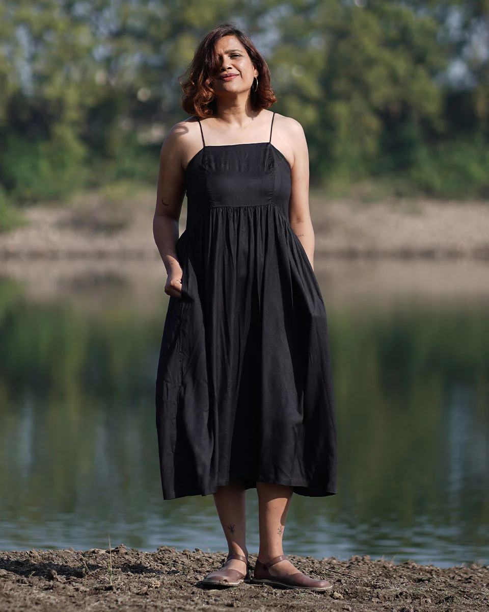 Solace Handwoven Bamboo Dress - Image 7