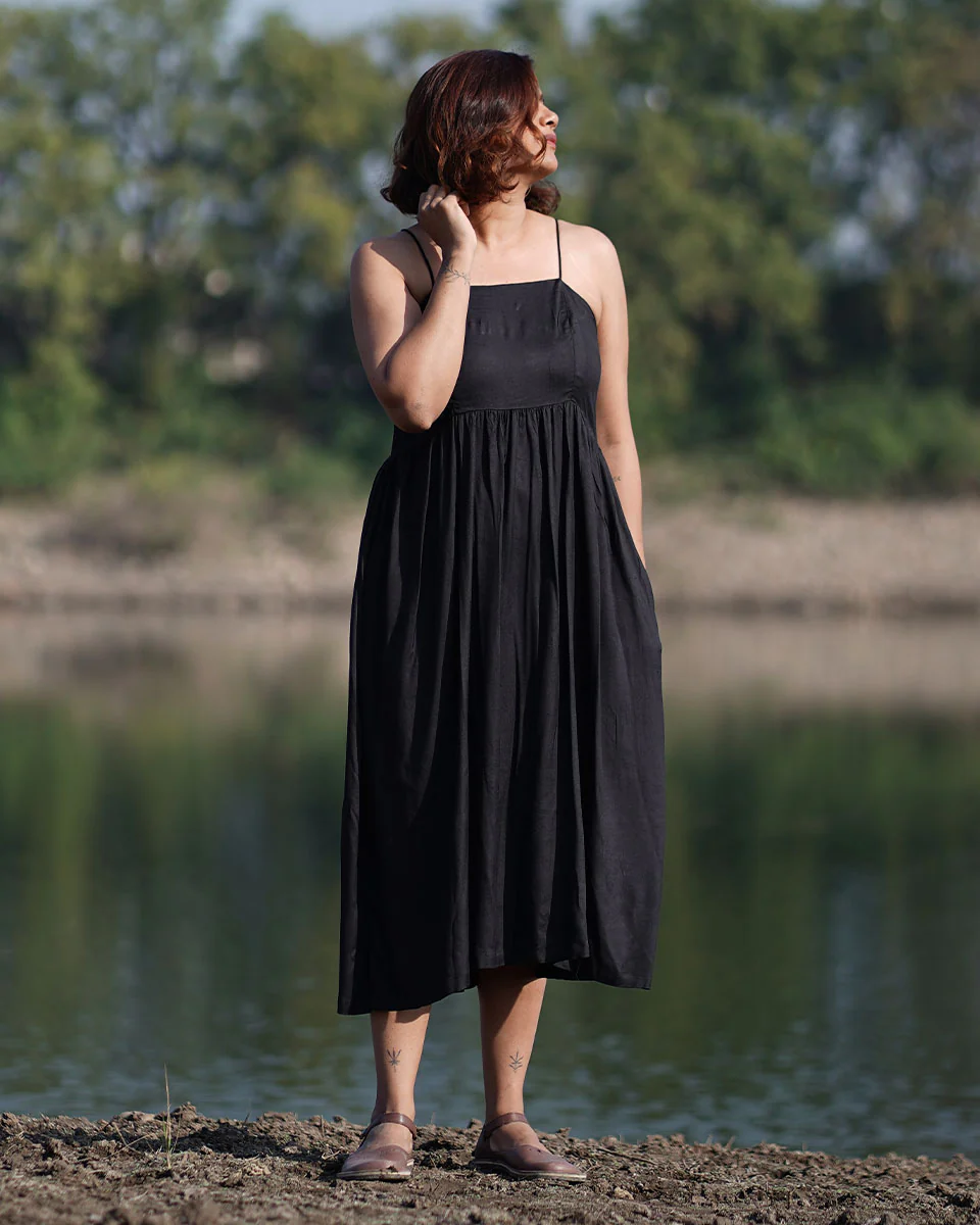 Solace Handwoven Bamboo Dress - Image 8